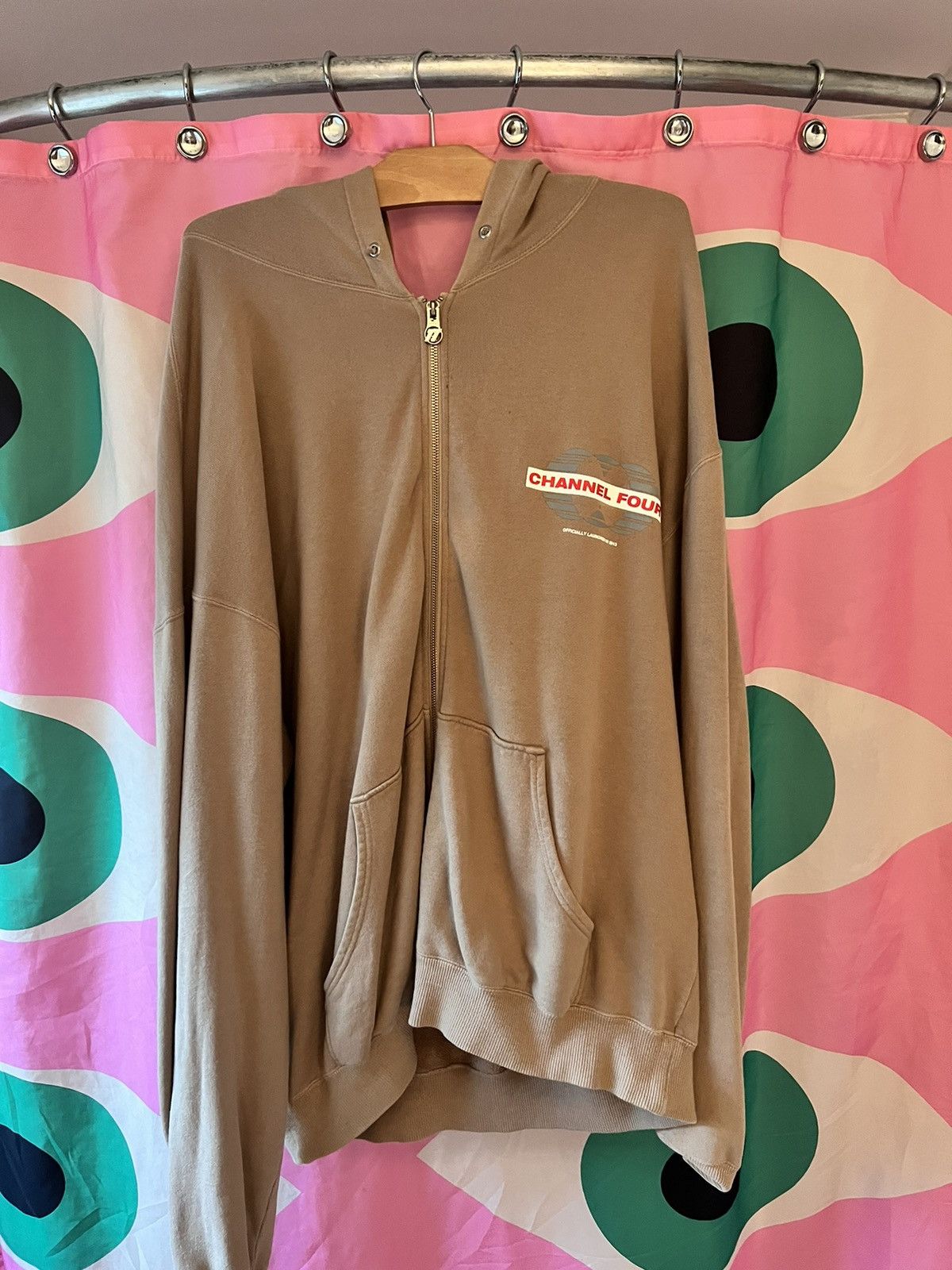D.TT.K D.TT.K Sample Channel Four Zip Up Hoodie Size US XL / EU 56 / 4 - 1 Thumbnail