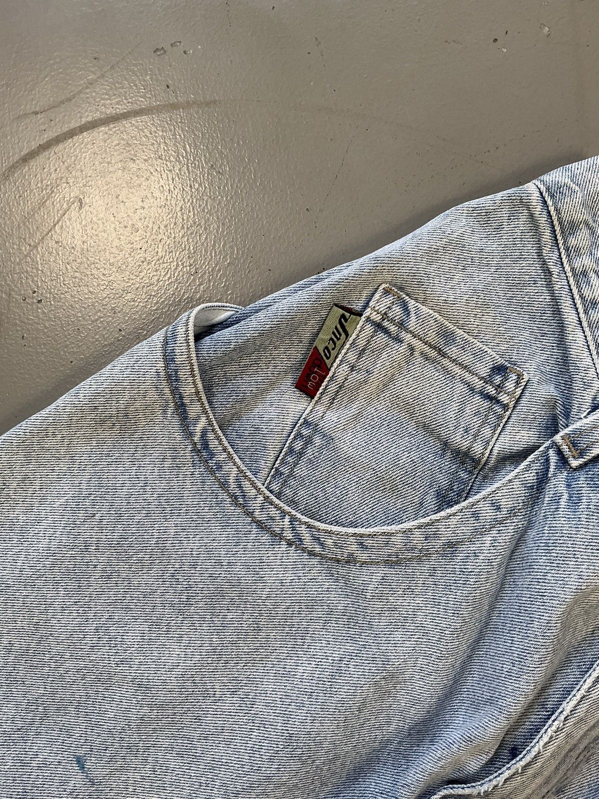 Vintage Vintage Jnco SpellOut embroidered big pocket denim jort Size US 32 / EU 48 - 6 Thumbnail