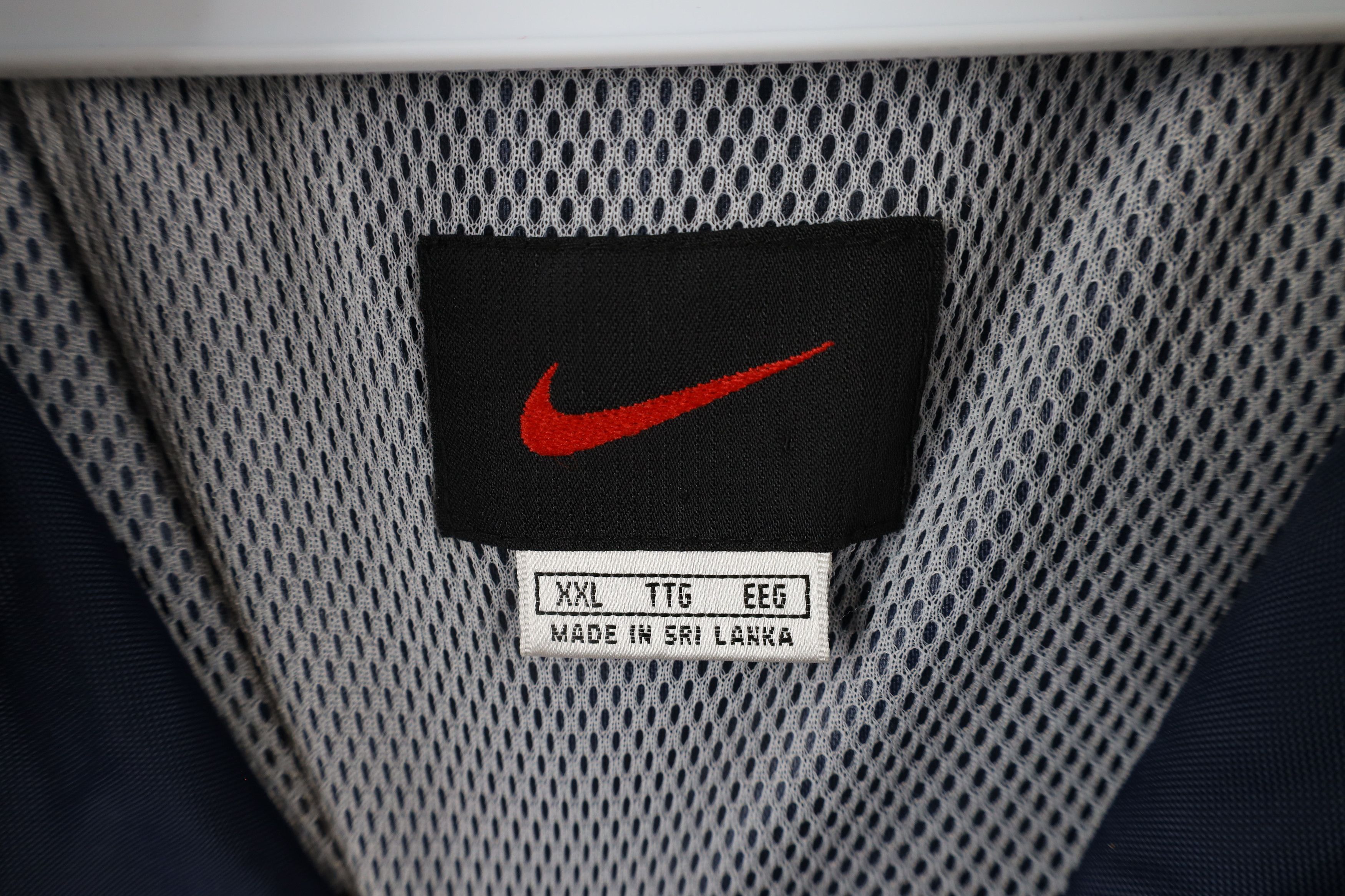 Nike × Vintage Vintage 90s Nike Mini Swoosh Hooded Pullover Anorak Jacket Size US XXL / EU 58 / 5 - 10 Thumbnail