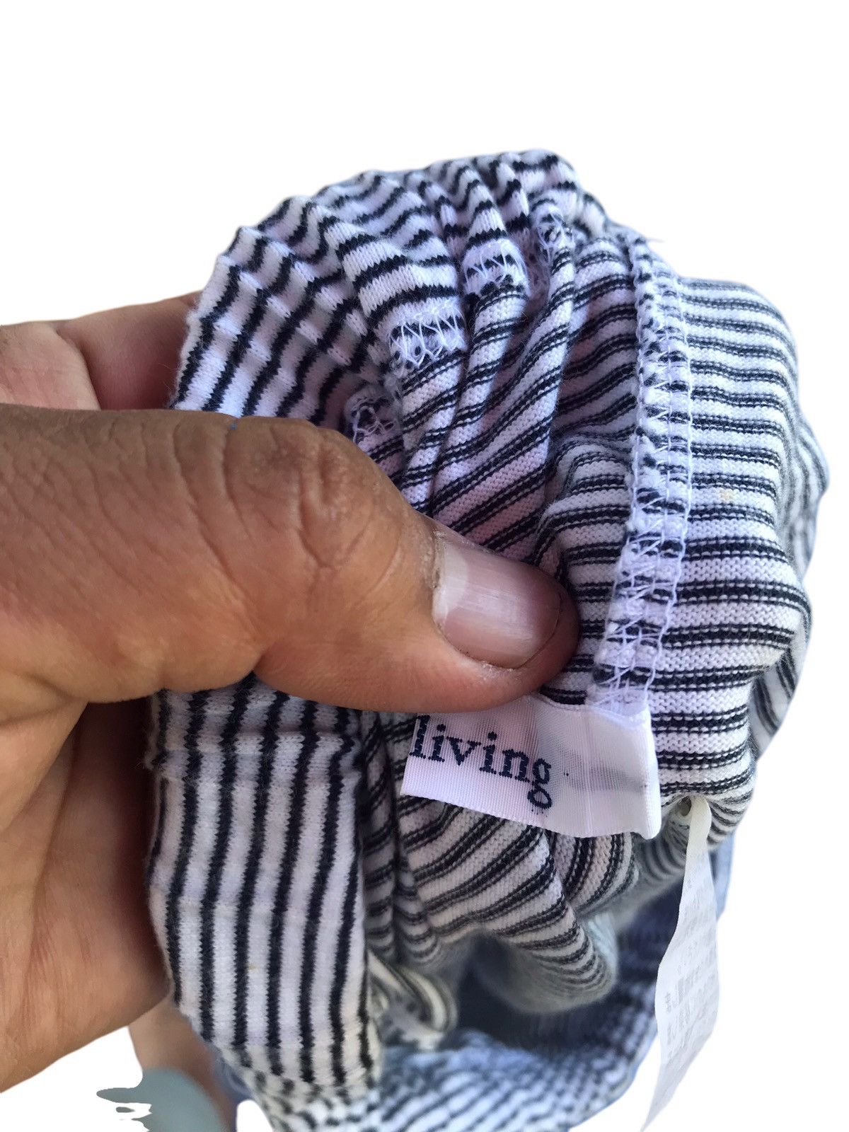 Y's × Yohji Yamamoto Y’s For Living by Yohji Yamamoto striped short pants Size US 30 / EU 46 - 11 Thumbnail