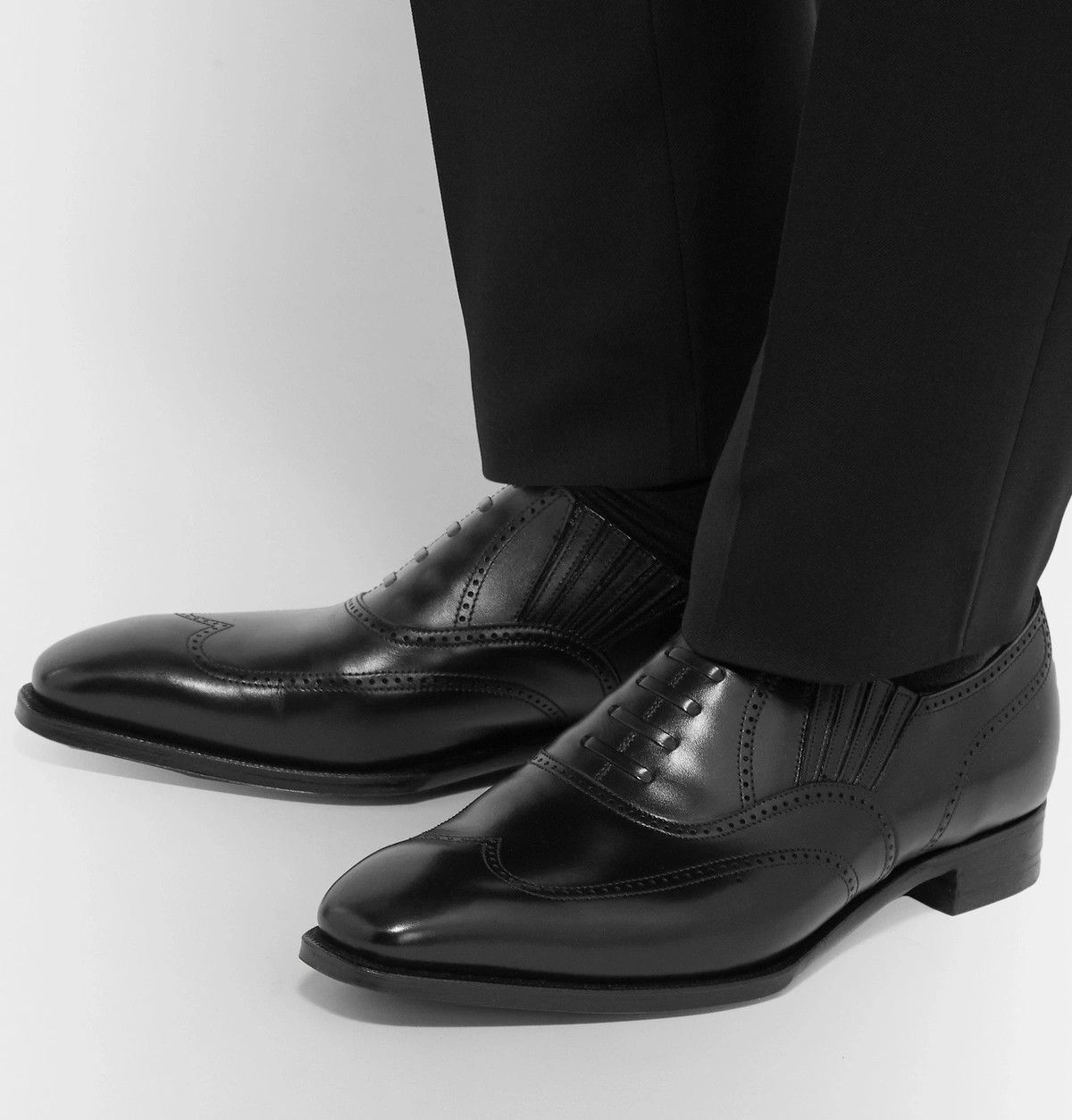 George Cleverley George Cleverly Winston UK10 black calf leather Size US 11 / EU 44 - 1 Thumbnail