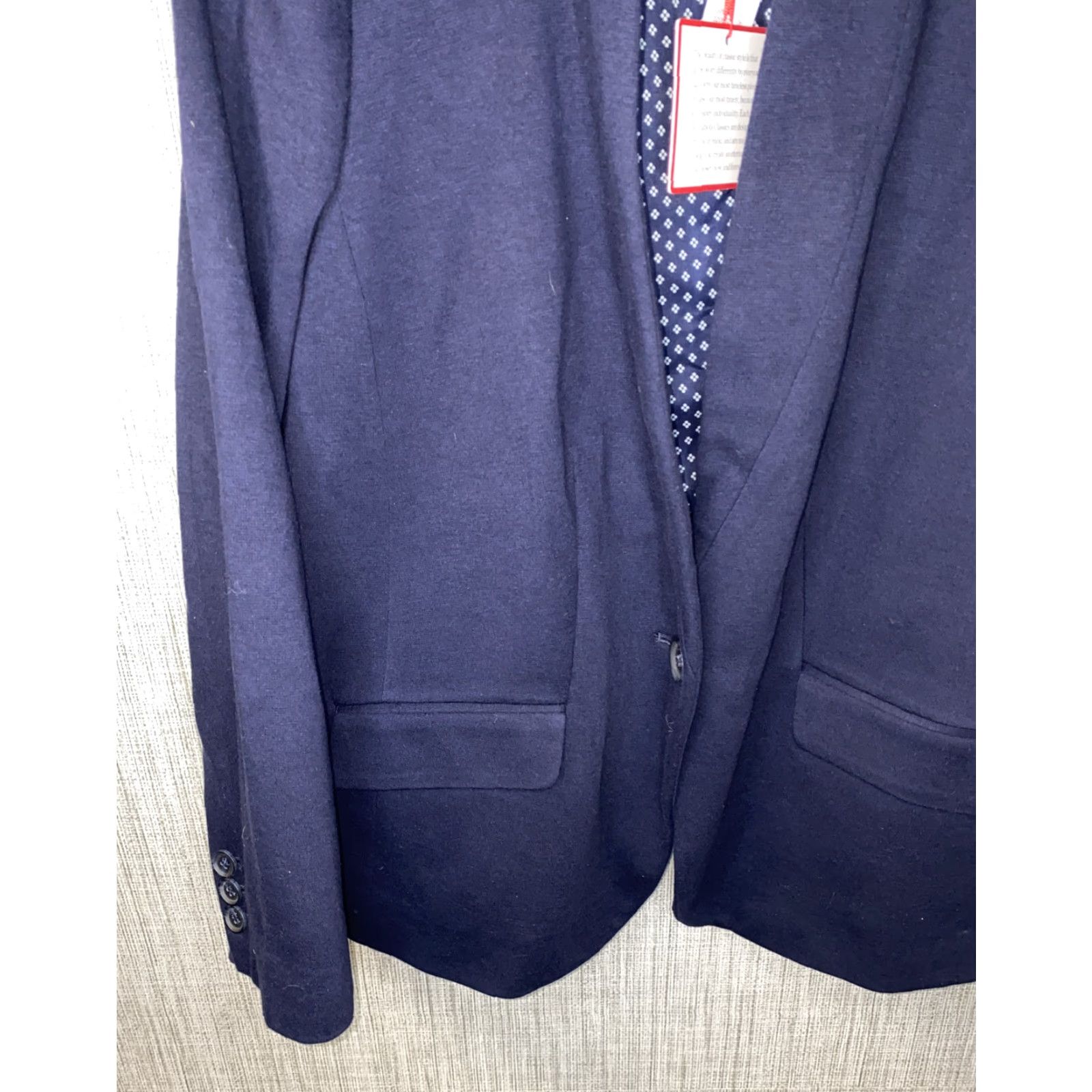 Talbots Talbots Womens Navy Blue Single Button Sport Coat Size 14 NWT Size XL / US 12-14 / IT 48-50 - 3 Thumbnail