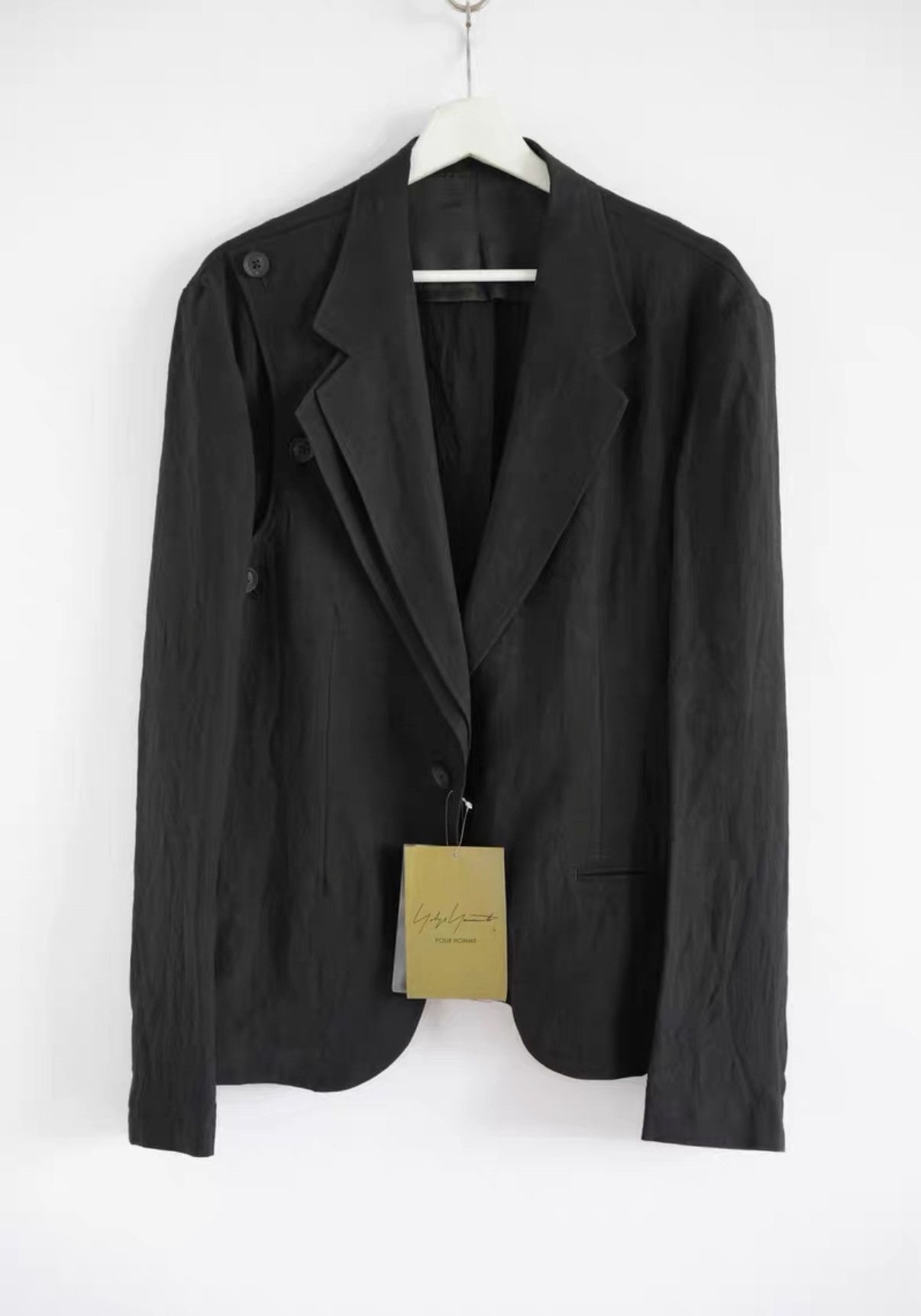 Yohji Yamamoto Yohji Yamamoto 21ss Bull Print Double Layer Blazer K4 Size US L / EU 52-54 / 3 - 2 Thumbnail
