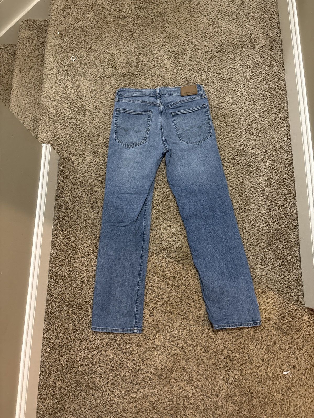 American Eagle Outfitters American Eagle Airflex+ Original Straight Jeans Size US 30 / EU 46 - 2 Thumbnail