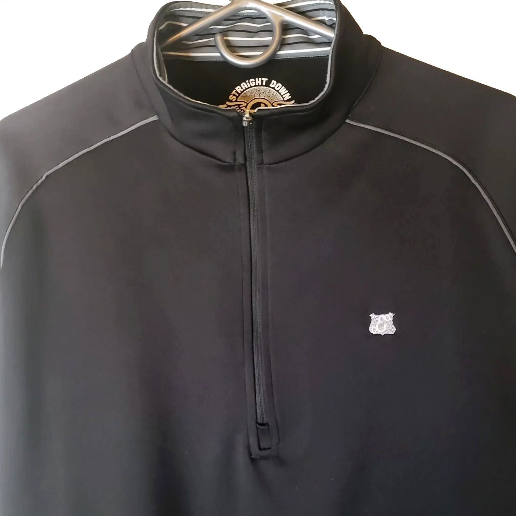 Vintage Straight Down Full-Zip Jacket Mens Size Medium Black 746A 01007909 Size US M / EU 48-50 / 2 - 3 Thumbnail