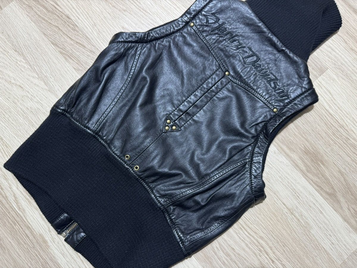Harley Davidson Harley Davidson Leather vest jacket XS Size XS / US 0-2 / IT 36-38 - 8 Thumbnail