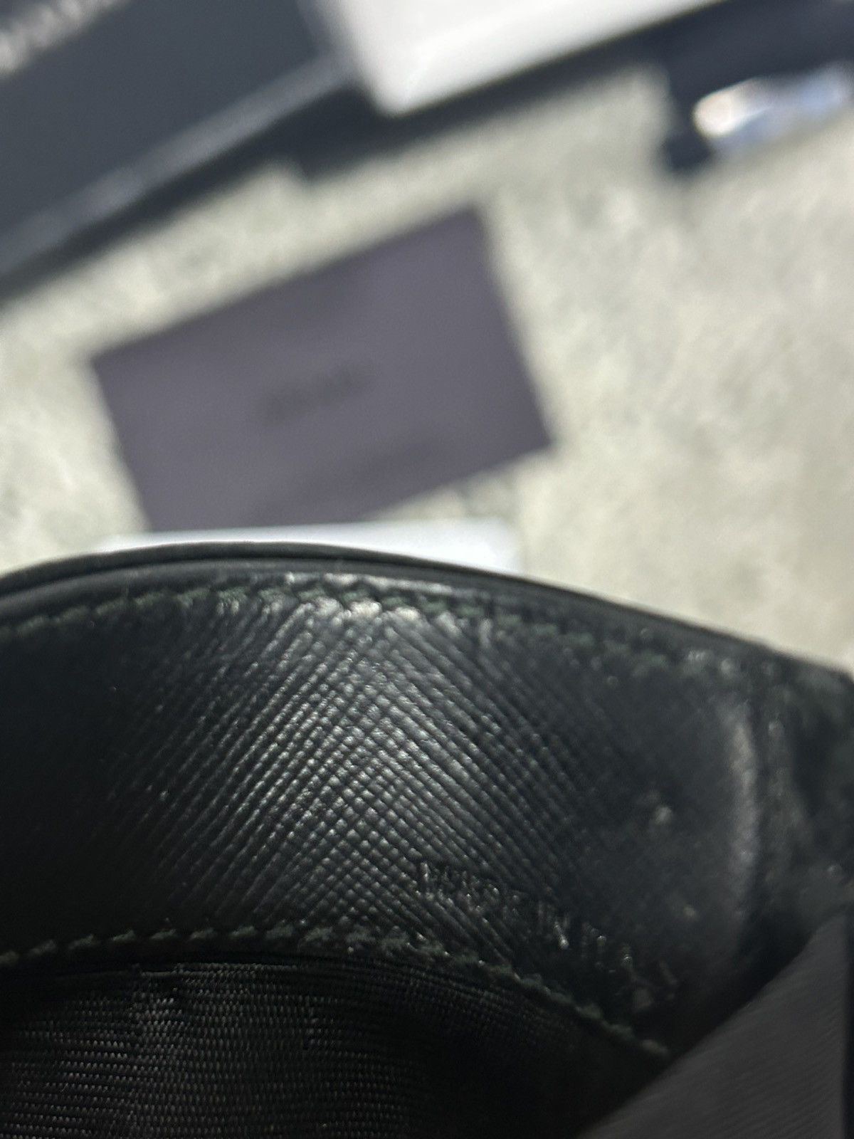 Prada Prada leather cardholder black vintage small OG ALL Size ONE SIZE - 5 Thumbnail