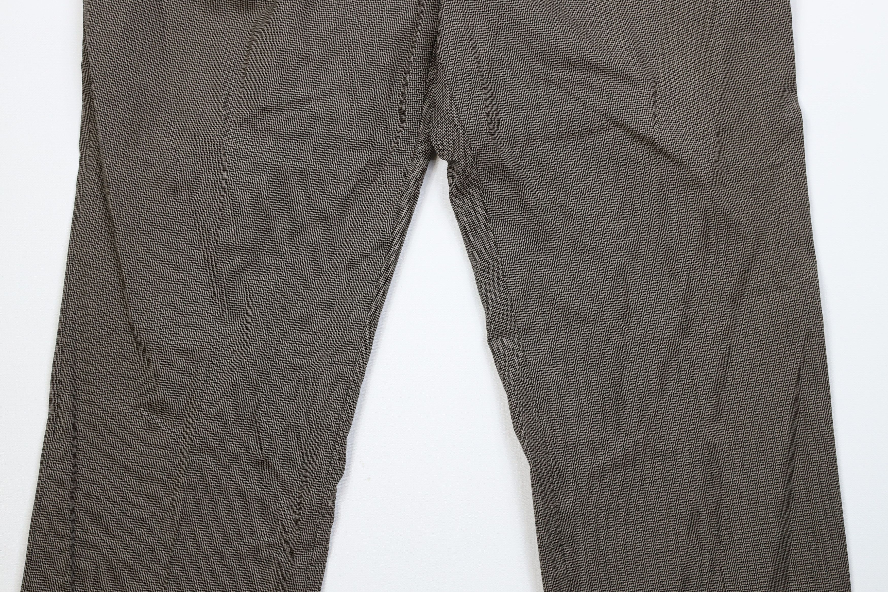 Vintage Vintage 90s Streetwear Wool Houndstooth Knit Wide Leg Pants Size US 38 / EU 54 - 3 Thumbnail