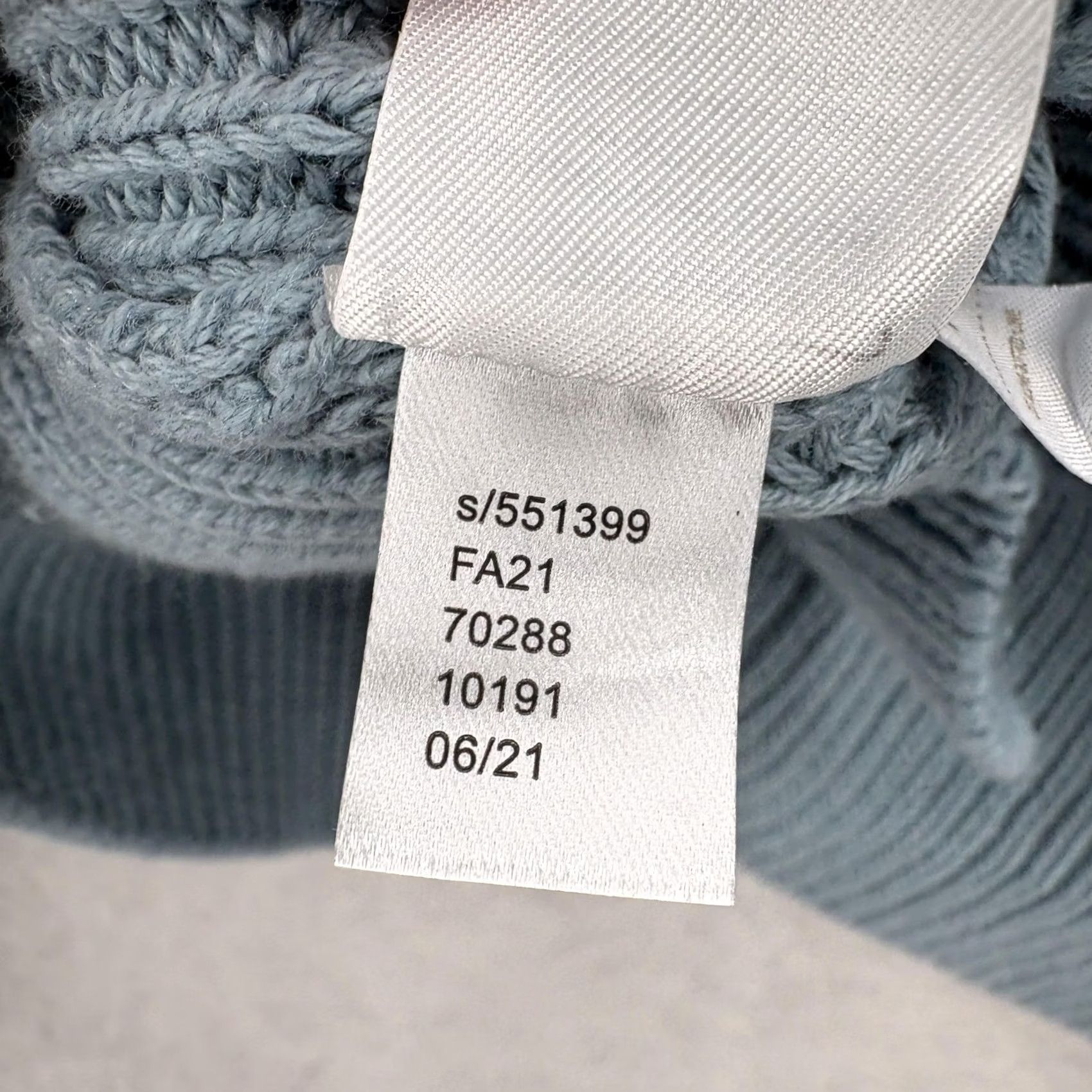 Loft VINTAGE LOFT Cardigan Sweater Womens XS Blue 100% Cotton Button Front Knit NWT Size XS / US 0-2 / IT 36-38 - 7 Thumbnail