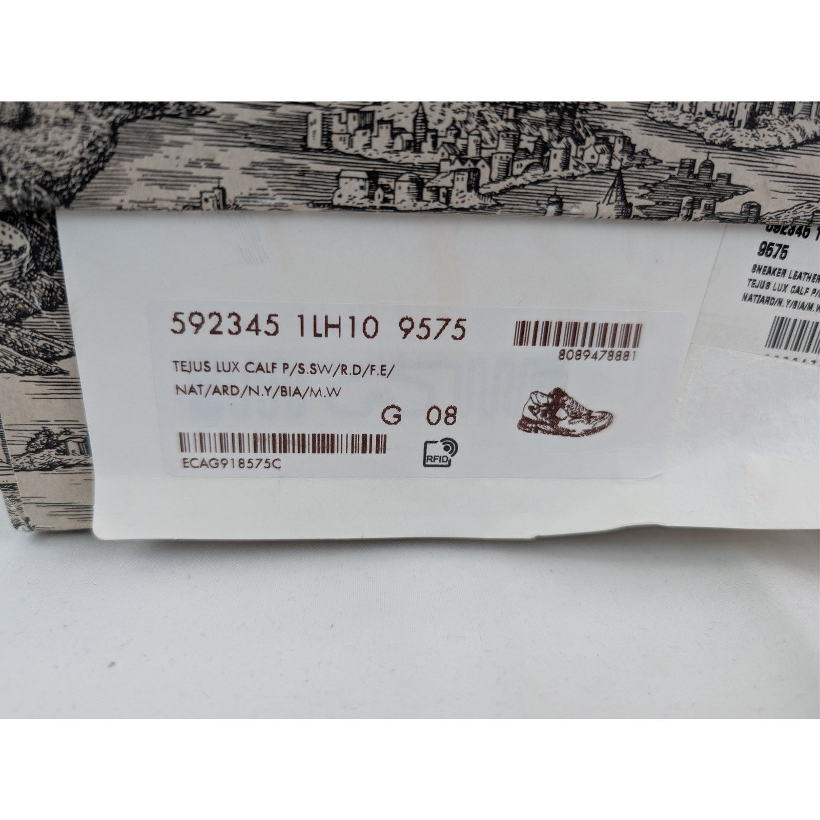 Gucci o1rshd1 Ultrapace Low-Top Sneaker Rock Tejus Printed / Brown Size US 8.5 / EU 41-42 - 23 Thumbnail