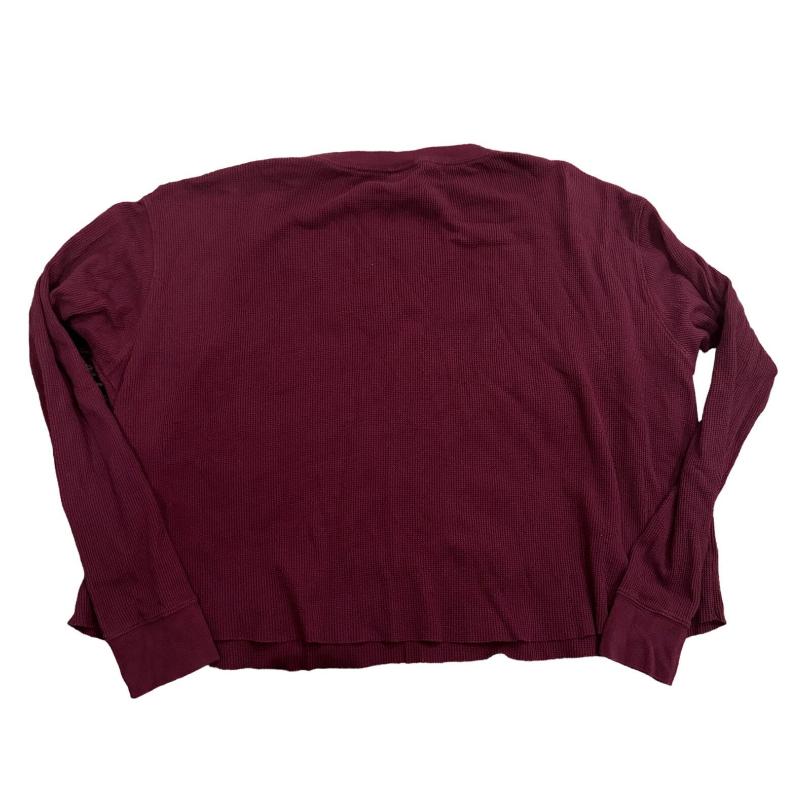 Pink PINK Victoria's Secret Waffle Knit Long Sleeve Crop Top Size L / US 10 / IT 46 - 3 Thumbnail