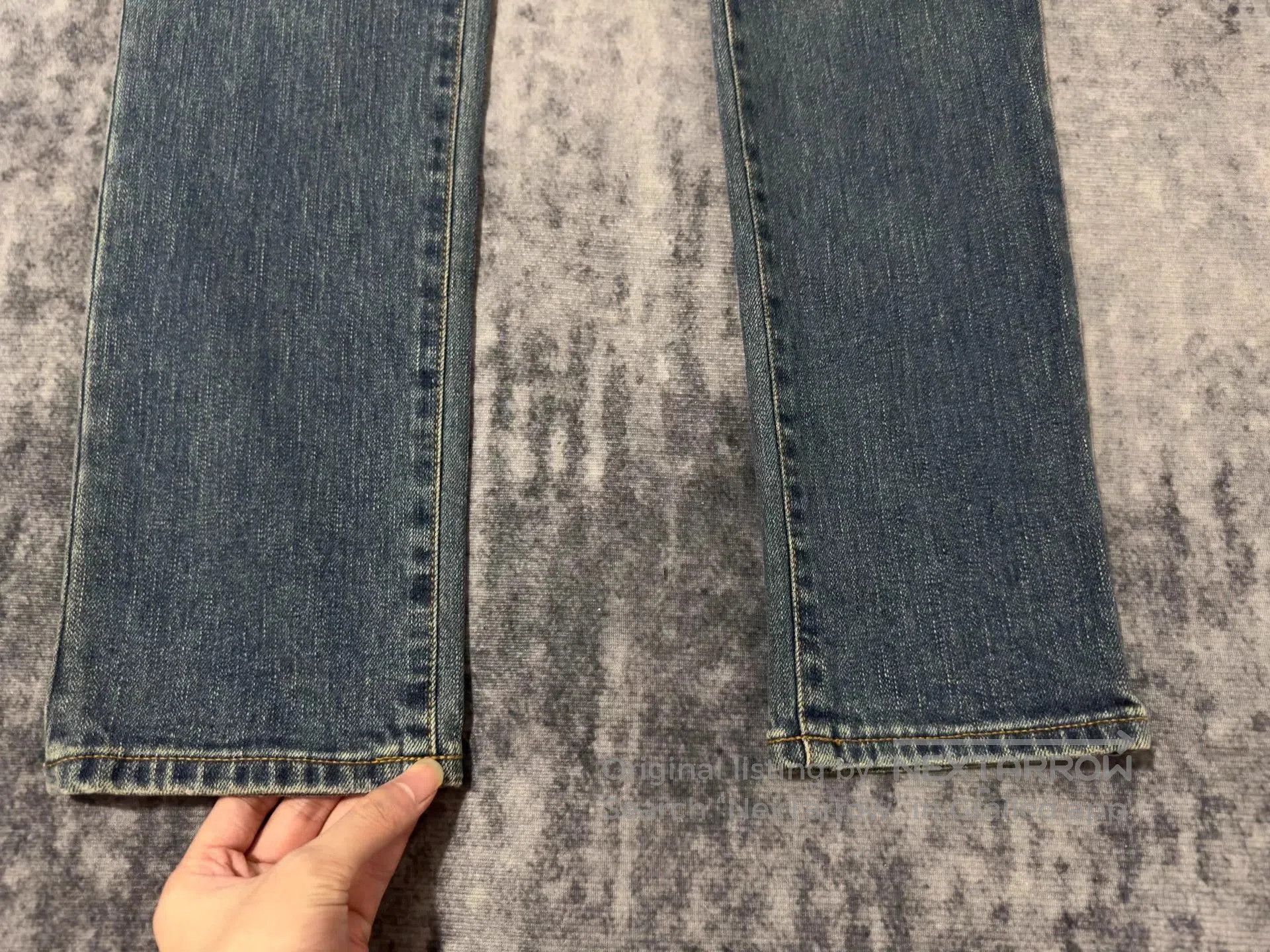 Saint Laurent Paris Blue Distressed Denim Jeans. Size US 32 / EU 48 - 5 Thumbnail