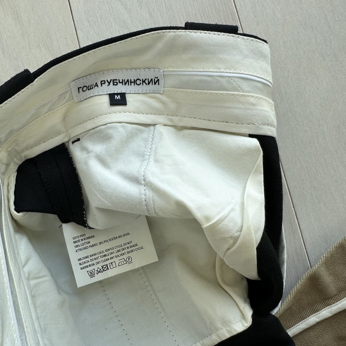 Gosha Rubchinskiy Gosha Rubchinskiy FW18 split pants M 32 supreme palace Size US 32 / EU 48 - 8 Thumbnail