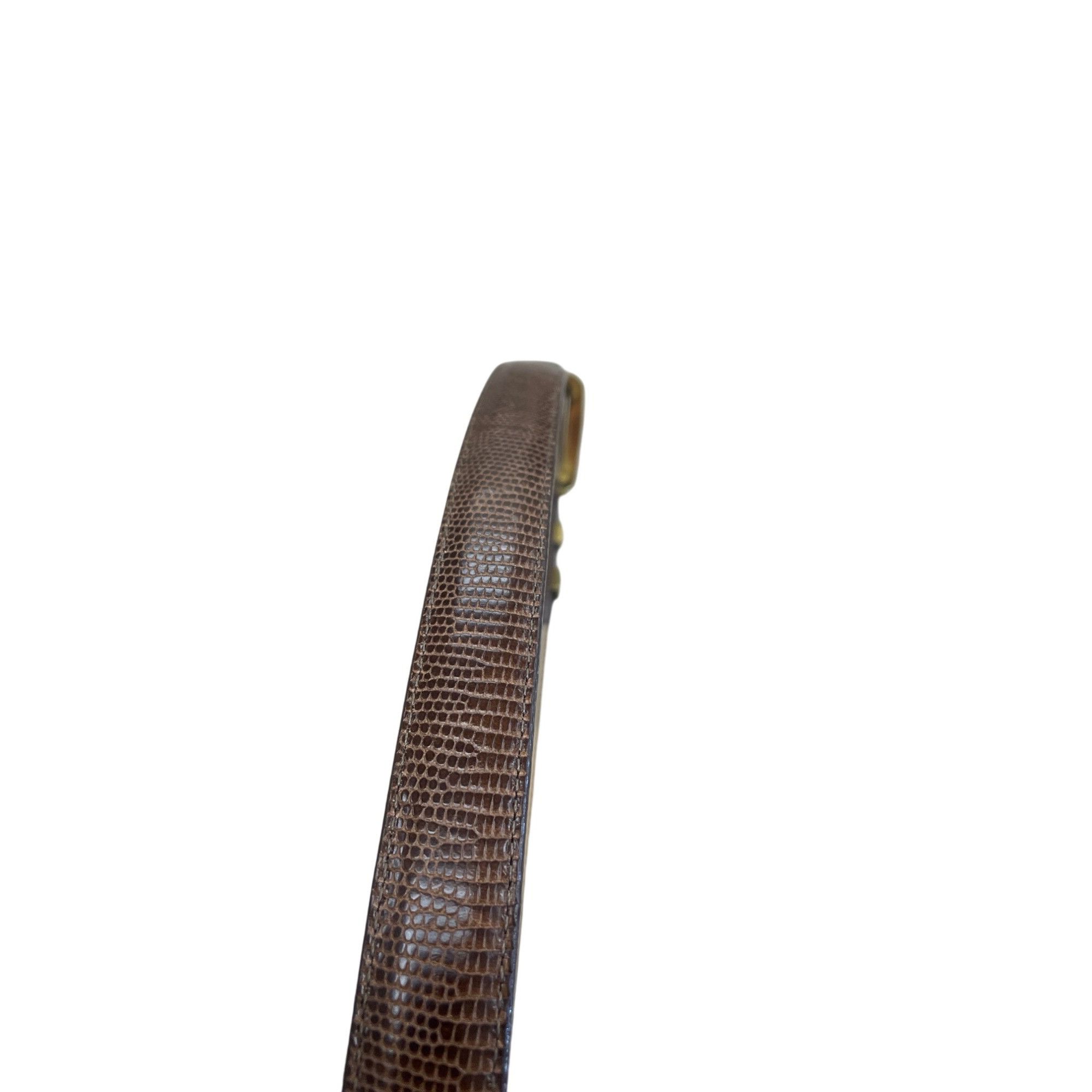 Brighton Brighton Womens Brown Leather Belt buckle accented Size M/30 Size ONE SIZE - 4 Thumbnail