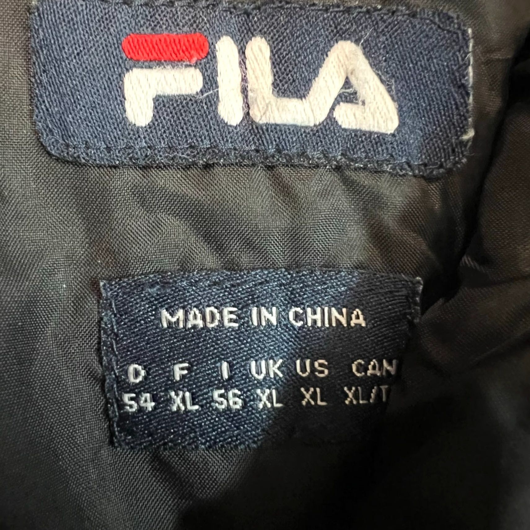 Fila FILA 3-in-1 Jacket Mens XL Black Zip Up Hooded Sports Casual Workwear Size US XL / EU 56 / 4 - 6 Thumbnail