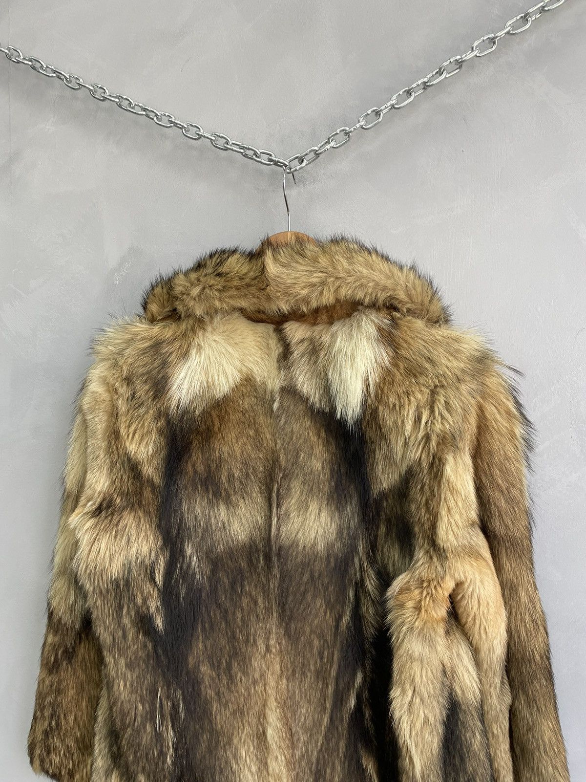 Le Grande Bleu (L.G.B.) Rare real Fur if six was nine style hype jacket coat Size US M / EU 48-50 / 2 - 8 Thumbnail