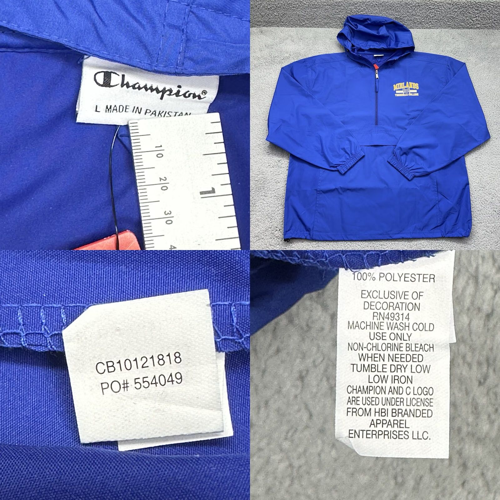Champion VINTAGE? No. Size US L / EU 52-54 / 3 - 10 Thumbnail