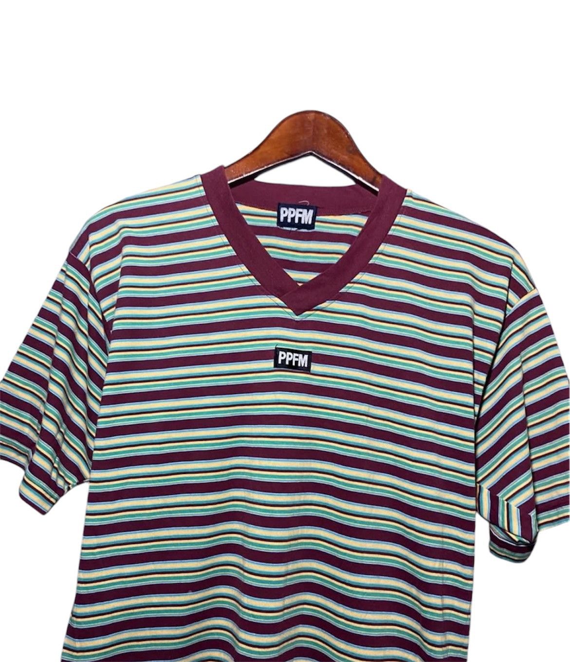 PPFM Center Logo Stripe T shirt
