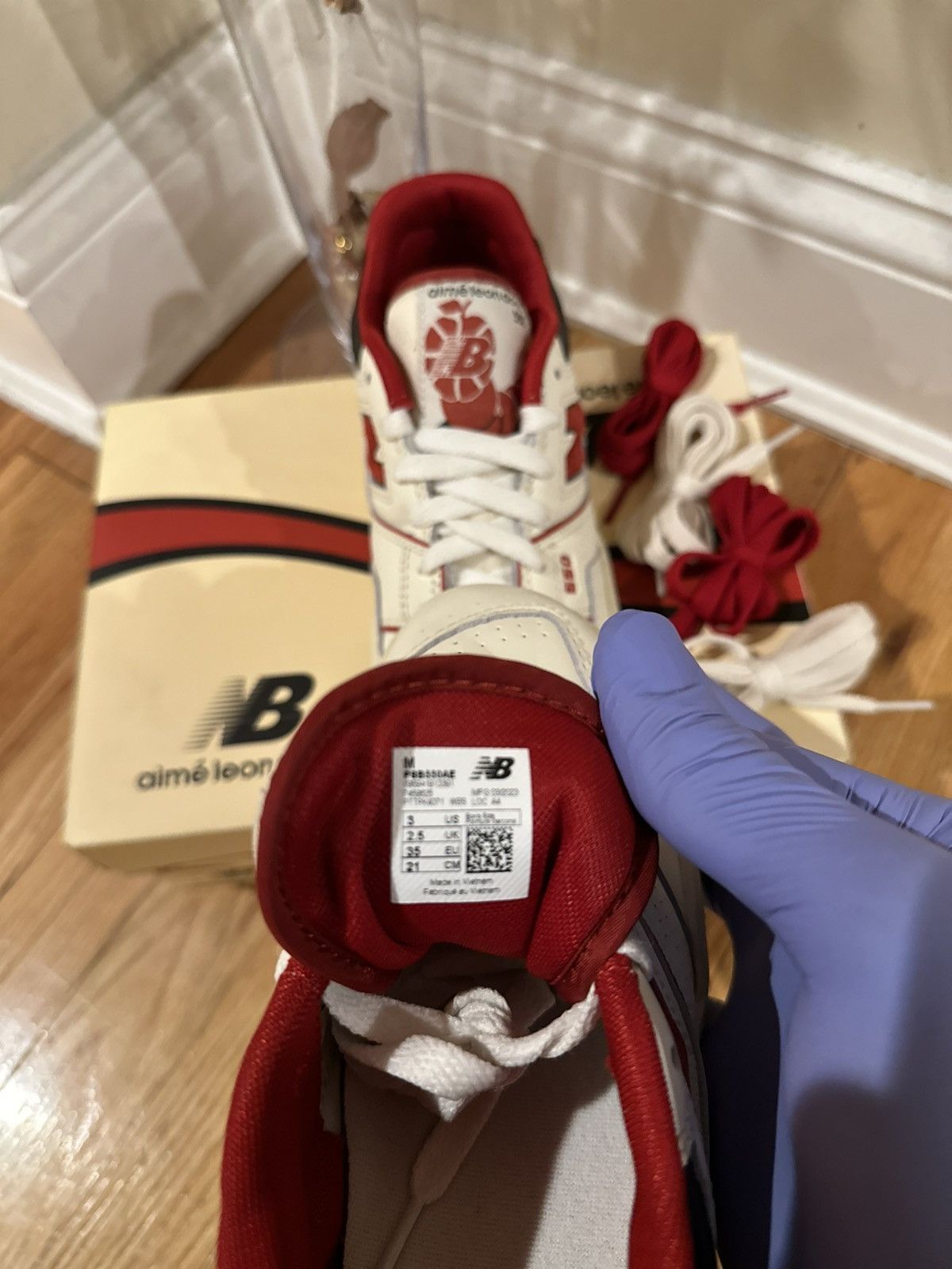 Aime Leon Dore × New Balance ALD New Balance 550 Kids 3Y Size US 5 / EU 37 - 8 Thumbnail
