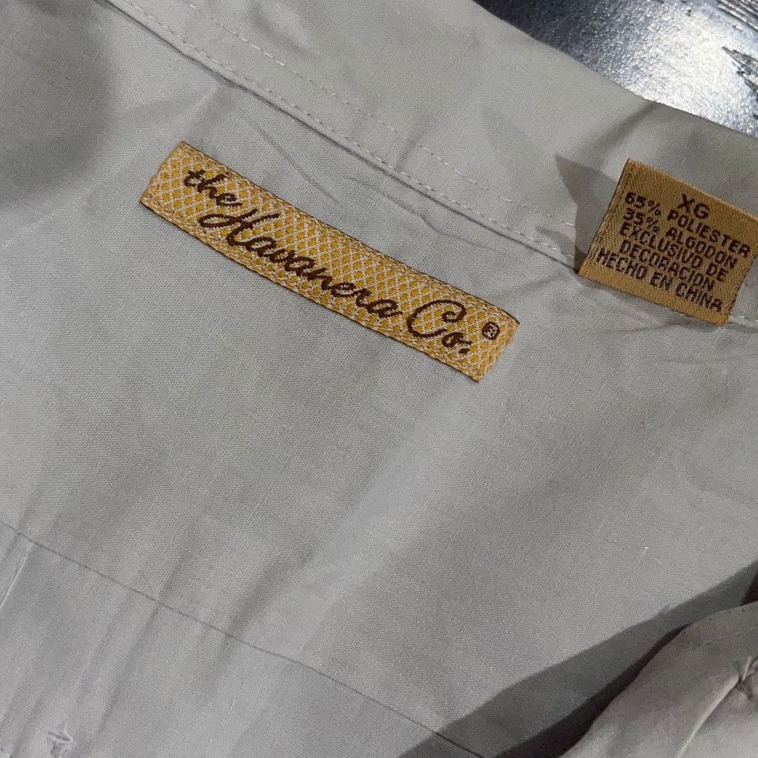 Other Havanera Co Gray Guayabera Short Sleeve Shirt Cuban Beach Size US XL / EU 56 / 4 - 3 Thumbnail