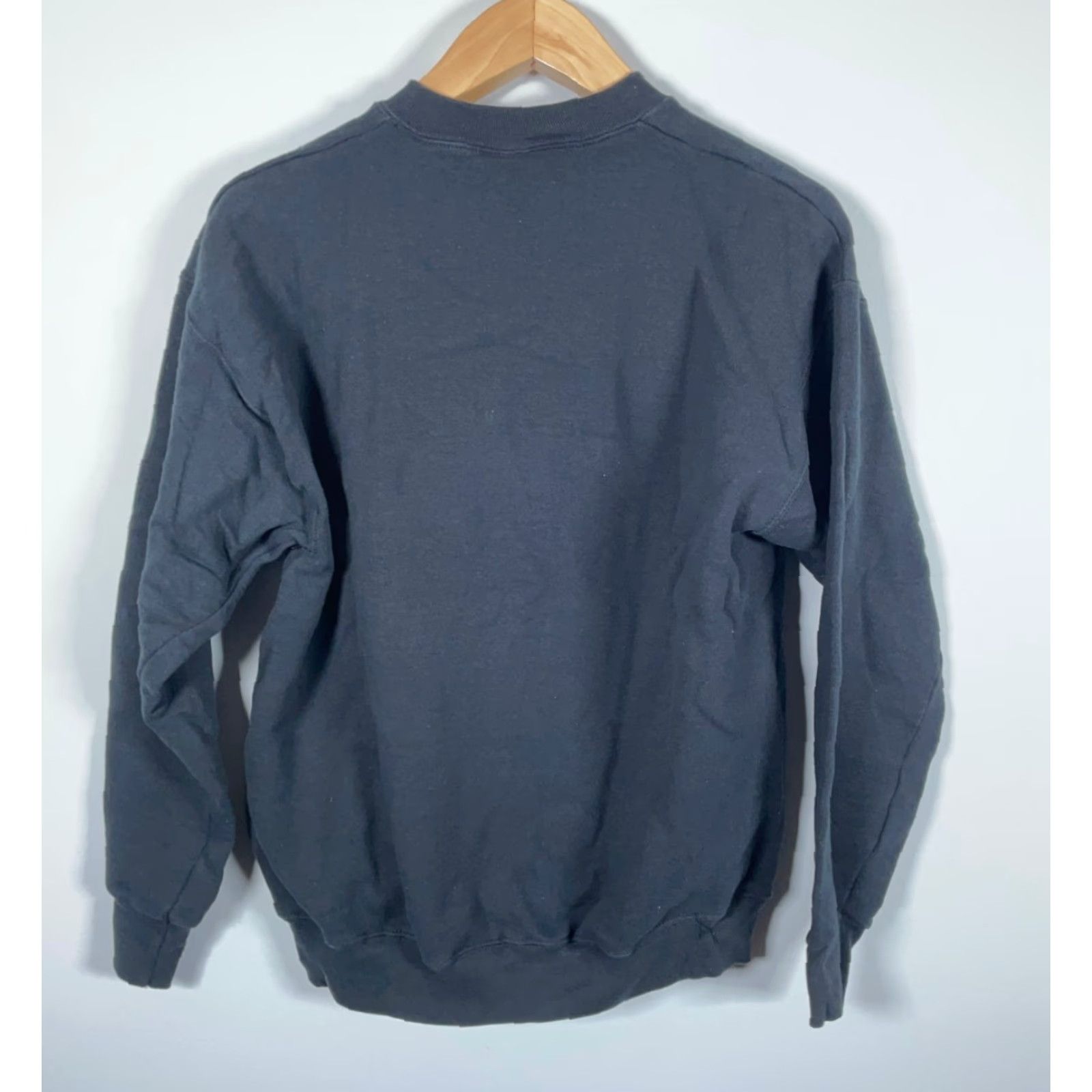 Fruit Of The Loom VINTAGE Fruit of the Loom Sweatshirt Mens Large Black Embroidered Orange County Choppers Biker Motorcycle 90s Graphic Print Pullover Size US L / EU 52-54 / 3 - 2 Thumbnail
