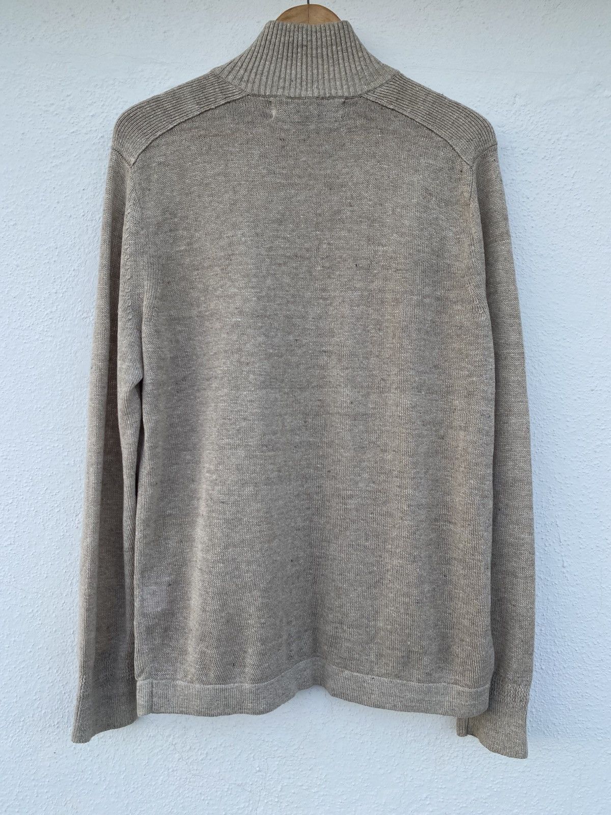 Banana Republic Banana Republic Italian Linen Mock Neck Sweater - Size M Size US M / EU 48-50 / 2 - 4 Thumbnail