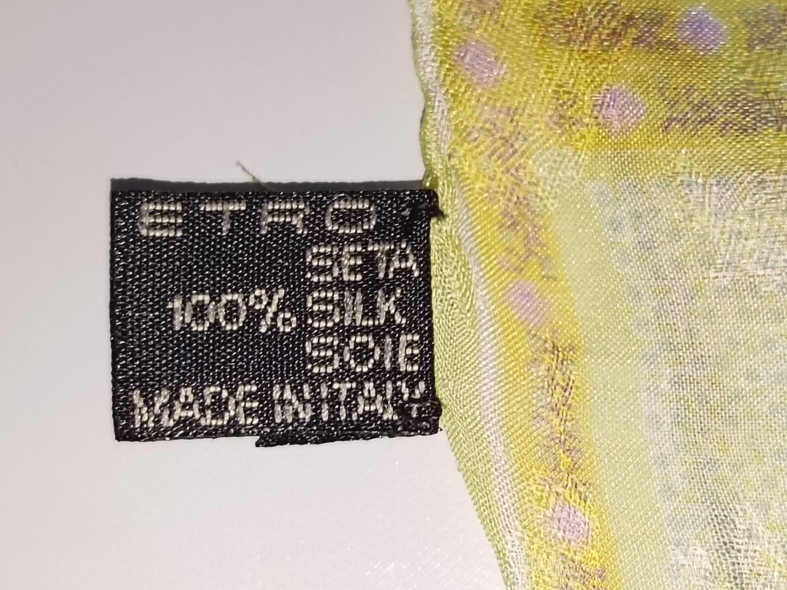 Etro ETRO MILANO ITALY Signature Vintage Silk Scarf Shawl Size ONE SIZE - 9 Thumbnail