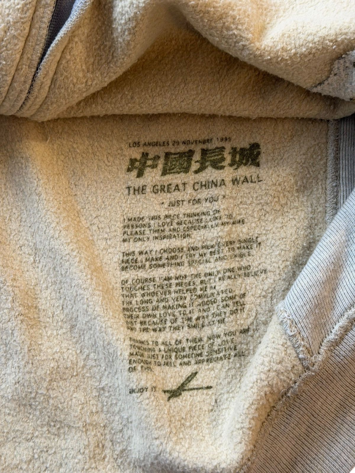 The Great China Wall *RARE* 90s VINTAGE THE GREAT CHINA WALL TGCW ARMY USA 80s Size US L / EU 52-54 / 3 - 16 Thumbnail