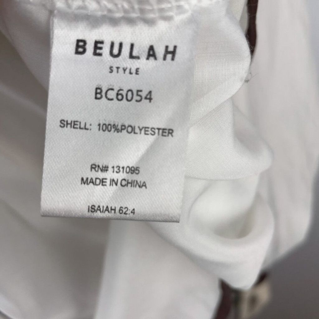 Other BEULAH Bohemian Shirt Blouse White Yellow Brown Luxury Top S Size S / US 4 / IT 40 - 11 Thumbnail