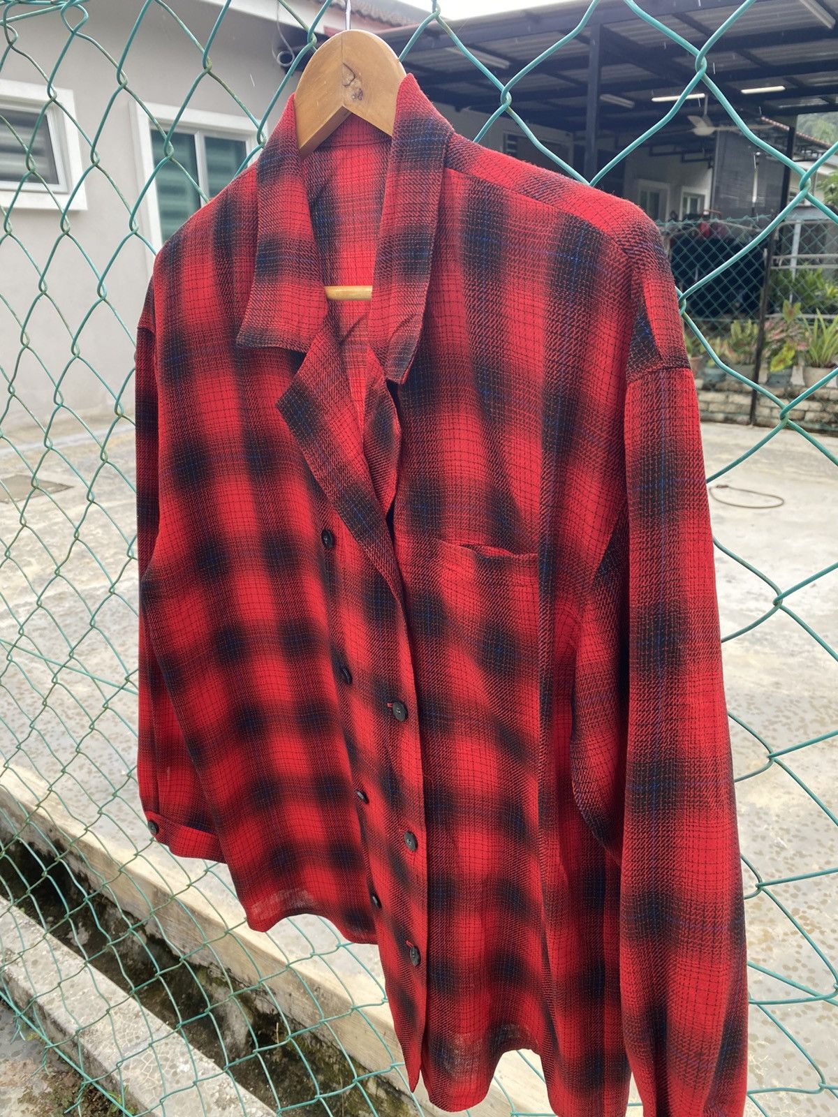 Seditionaries Vintage shadow plaid blouses Size M / US 6-8 / IT 42-44 - 3 Thumbnail