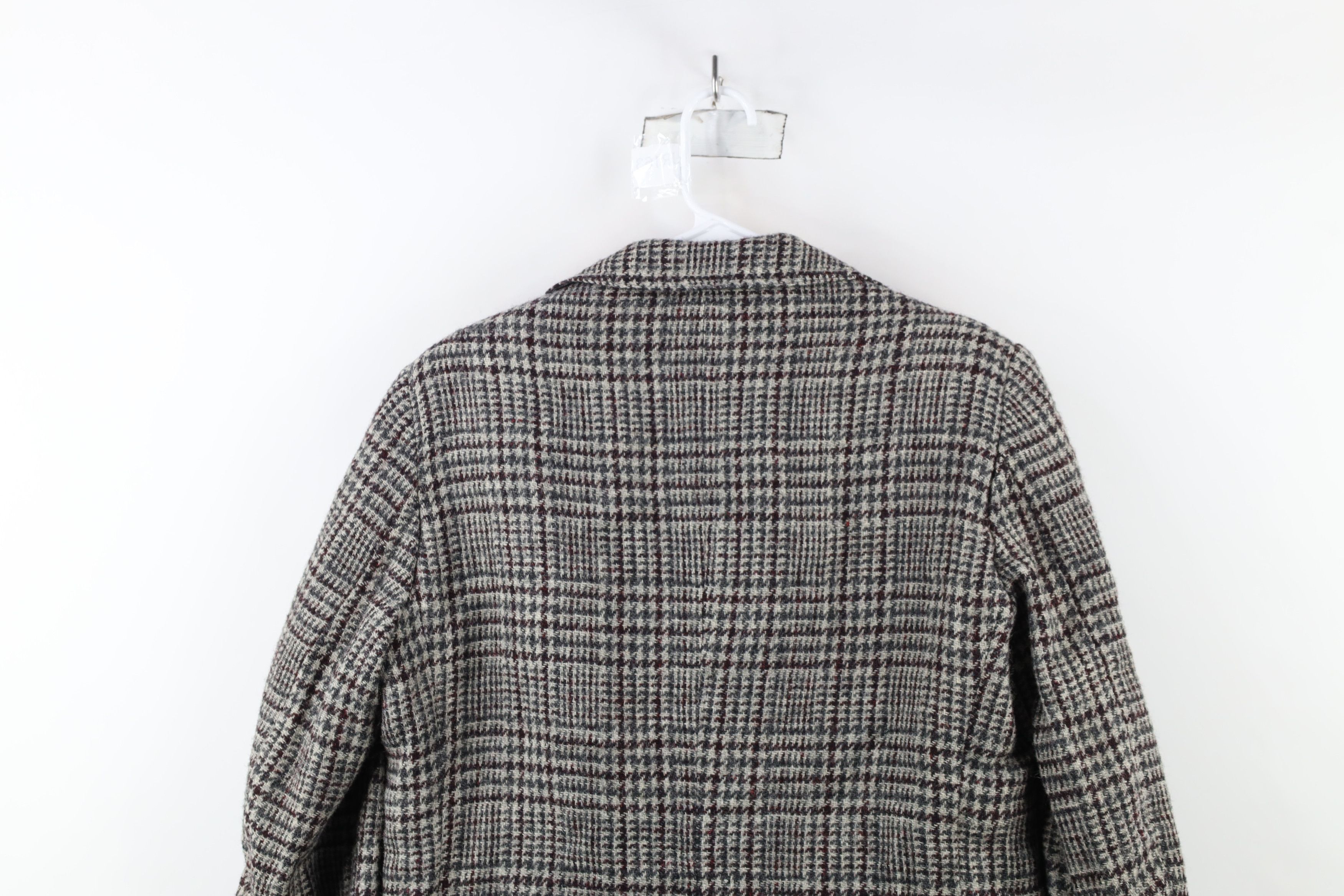 Vintage Vintage 70s Rockabilly Tweed Houndstooth Sport Coat Jacket Size US XL / EU 56 / 4 - 13 Thumbnail