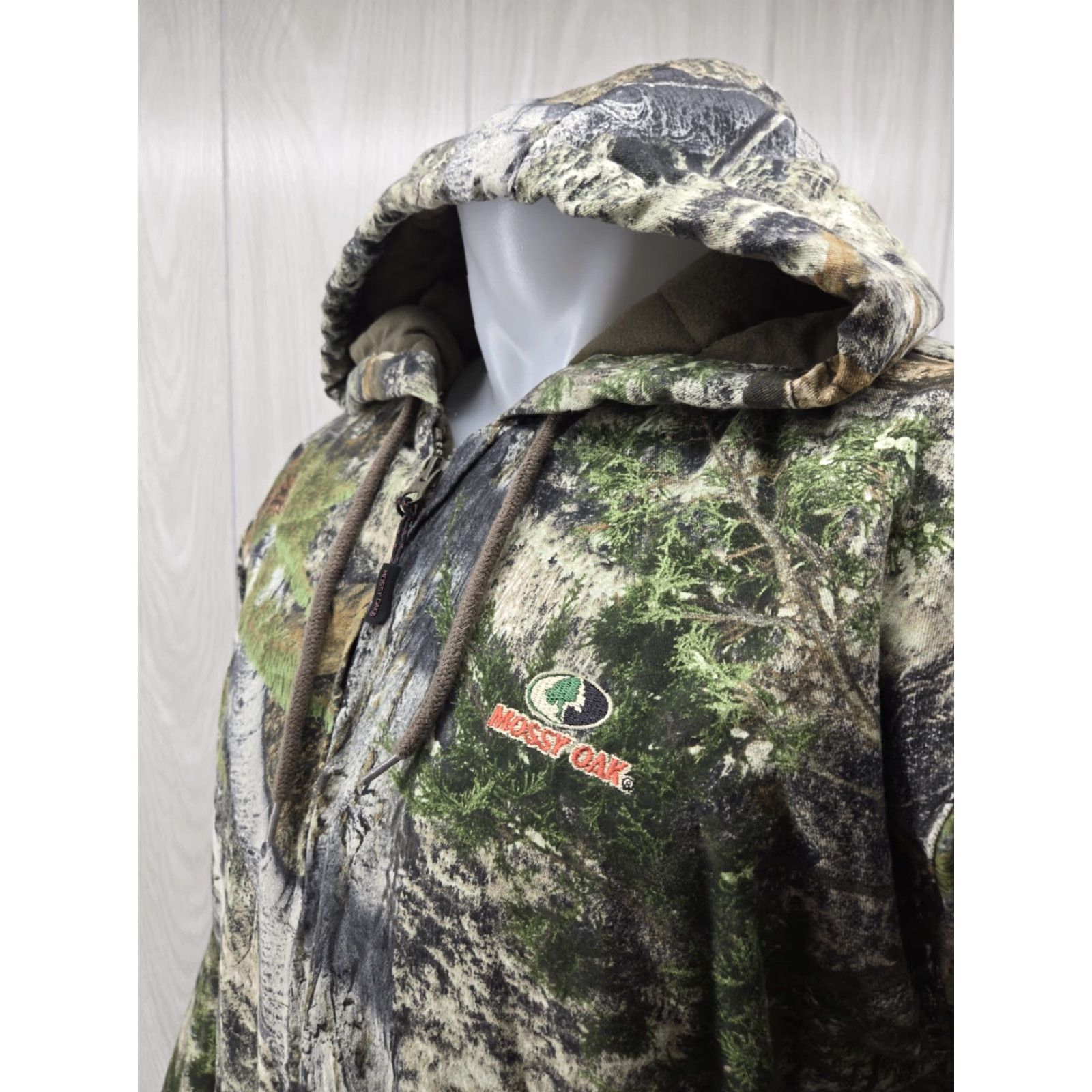 Vintage Mossy Oak Insulated Camo Jacket Green Full Zip Hooded Large Hunting Men L Zip Mos... Size US L / EU 52-54 / 3 - 5 Thumbnail
