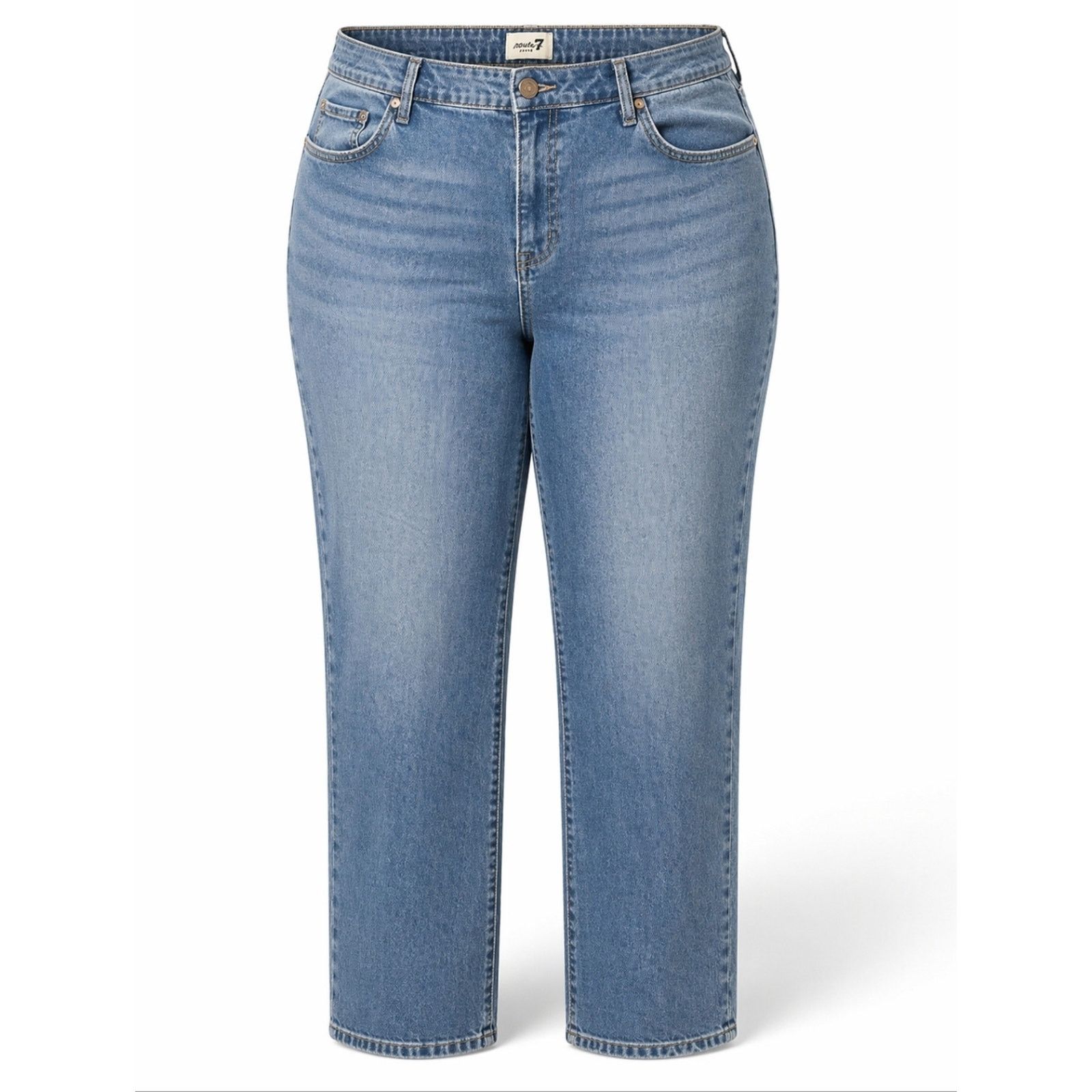Seven 7 Seven7 18W Straight Leg Relaxed Fit Jeans Stretch Denim Size 35" - 1 Thumbnail