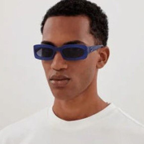 Gucci Gucci GG1786S 005 Sunglasses Light Green Rectangle Frame Size ONE SIZE - 3 Thumbnail