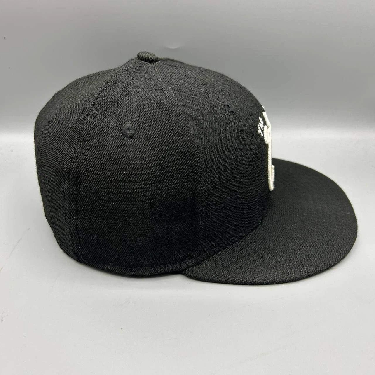 New Era Golden State Warriors GSW Hat Men 7 Black NBA Fitted Wool Size ONE SIZE - 7 Thumbnail
