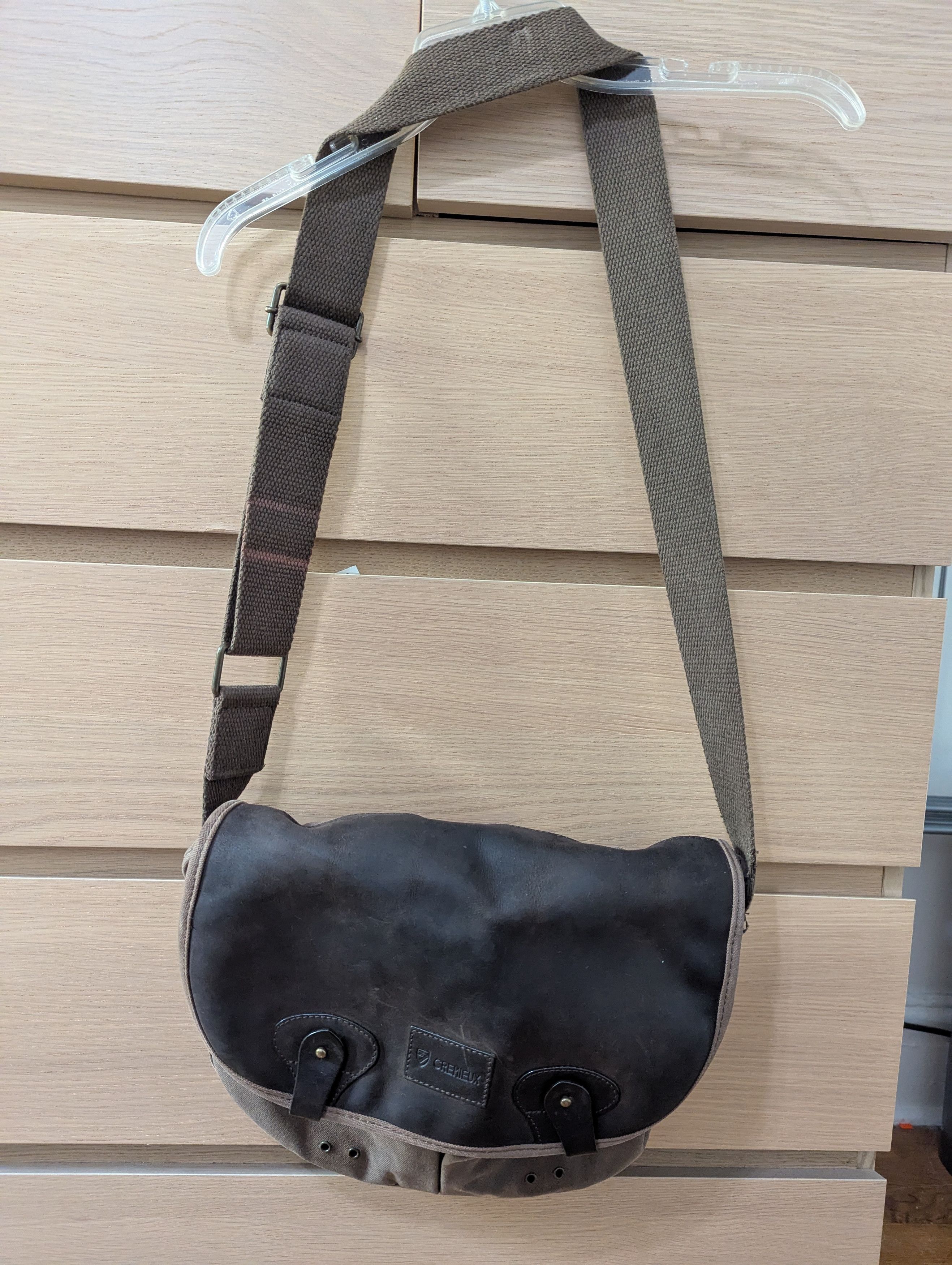 Daniel Cremieux Cremieux leather and camo messenger bag Size ONE SIZE - 3 Thumbnail