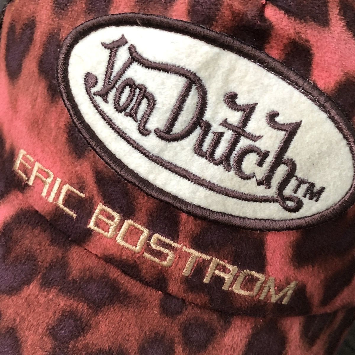 Von Dutch Von Dutch Eric Bostrom Leopard Suede Trucker Hat Rare Size ONE SIZE - 4 Thumbnail