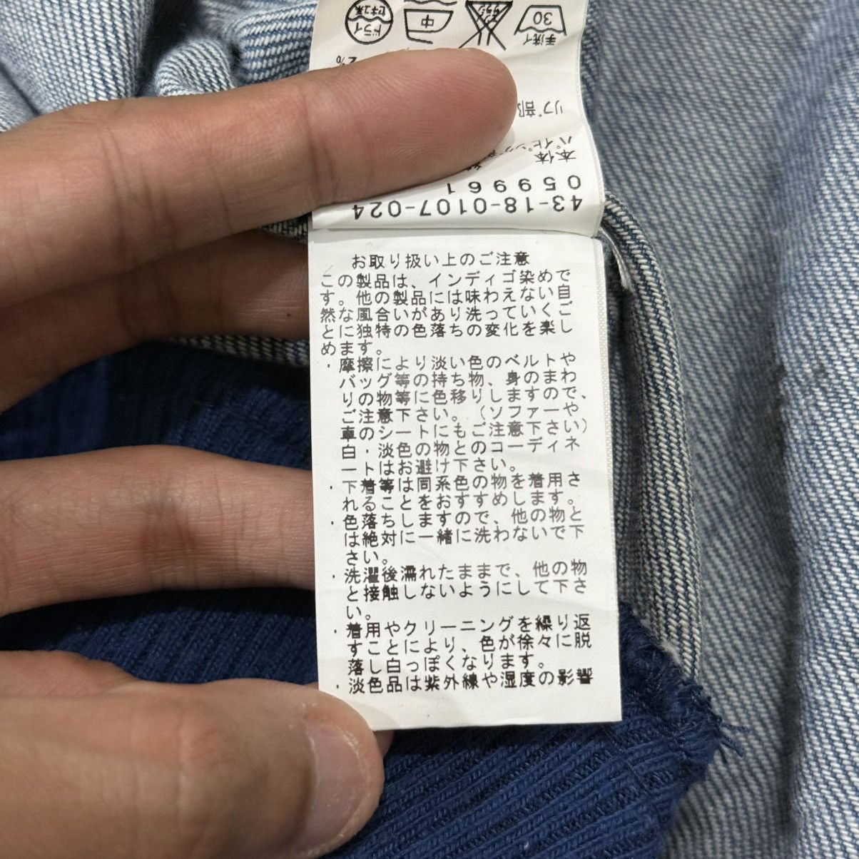 Beams Plus Vintage Beams Heart Zipper Denim Style Flight Bomber Jacket Size M / US 6-8 / IT 42-44 - 22 Thumbnail