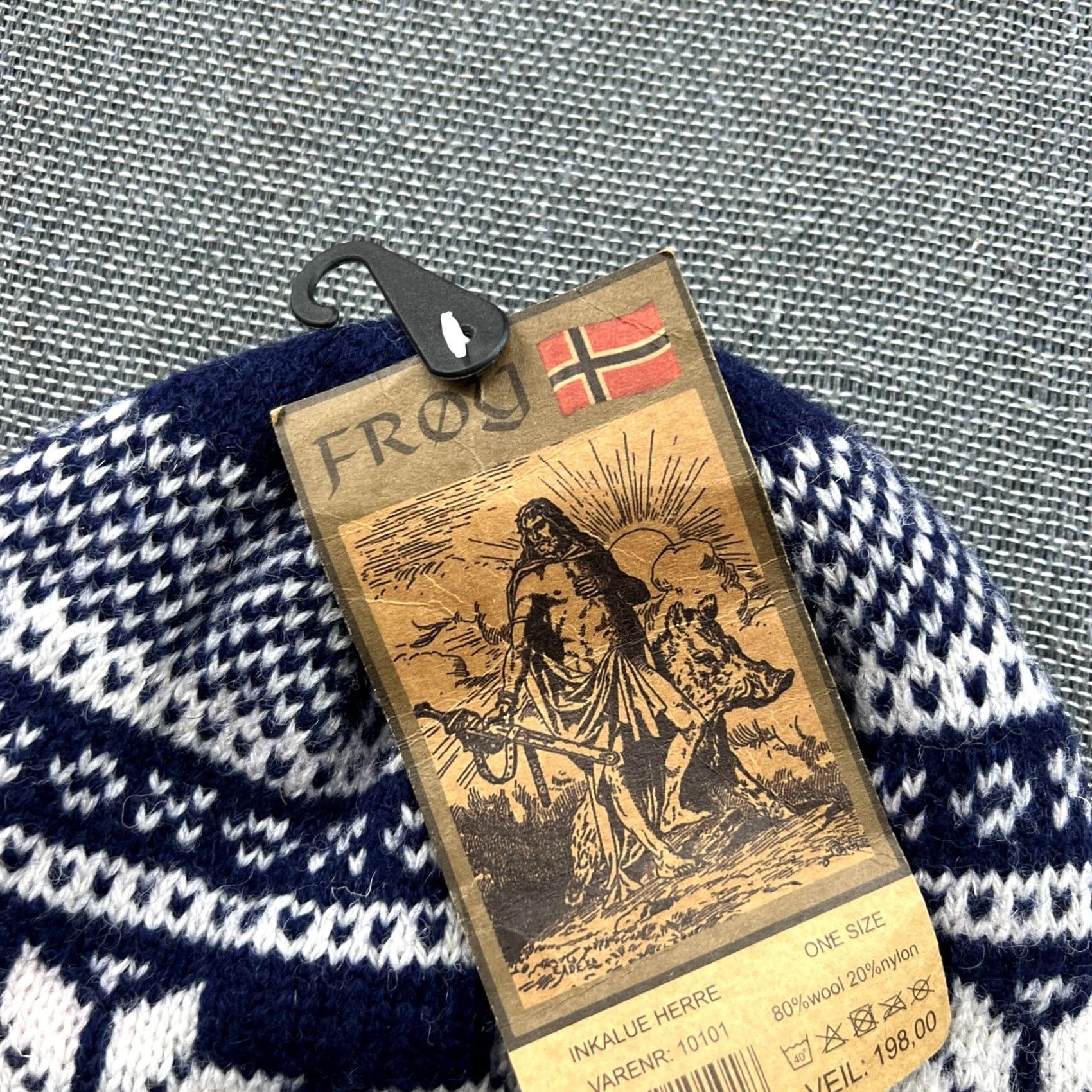 Vintage Froy Trapper Hat One Size Ushanka Fair Isle Nordic Beanie Unisex Adults Ear Flap Insulated Wool Knit Size ONE SIZE - 8 Thumbnail