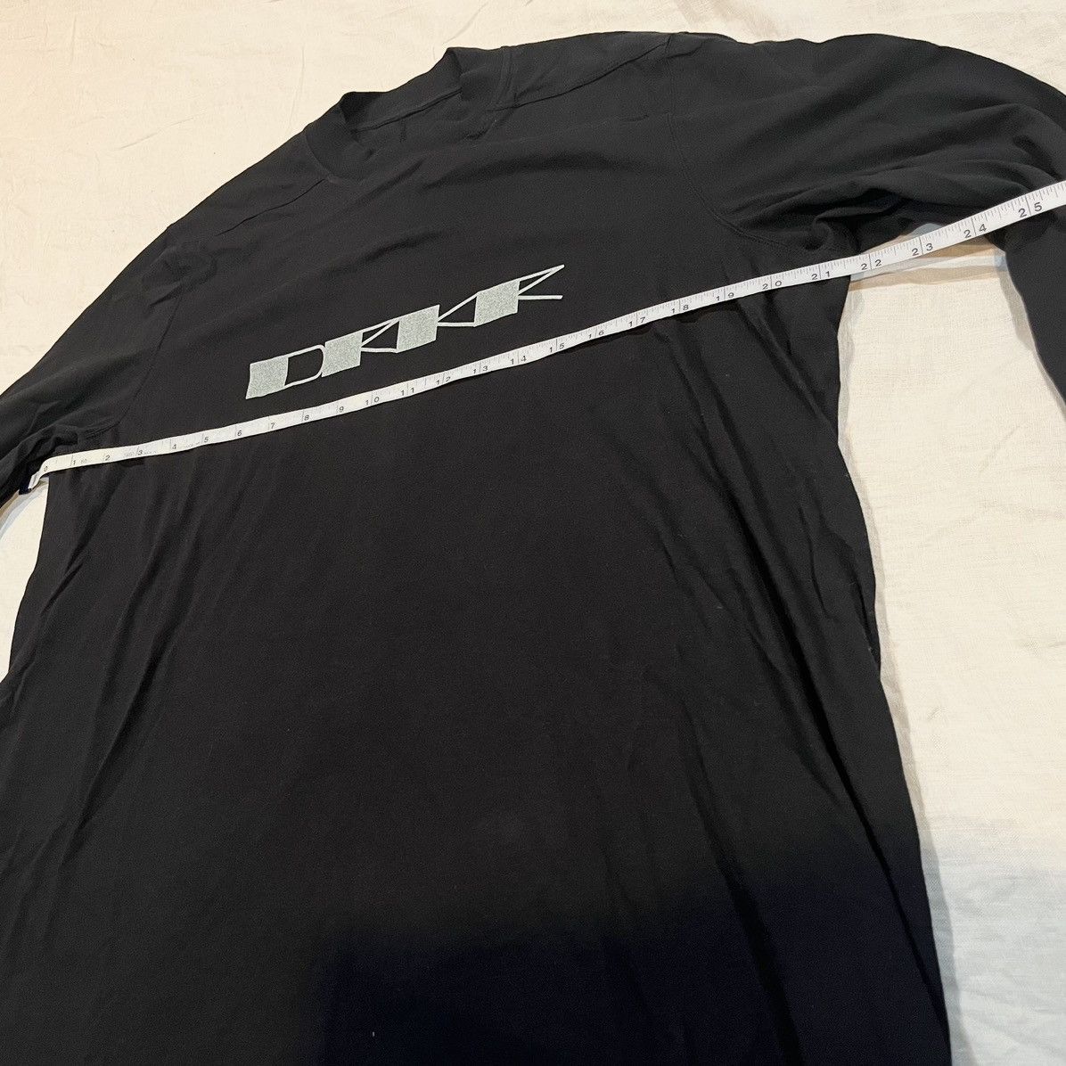 Rick Owens Rick Owens DRKSHDW ‘DRKR’ Crewneck Sweatshirt, Black-Oyster Size US S / EU 44-46 / 1 - 8 Thumbnail