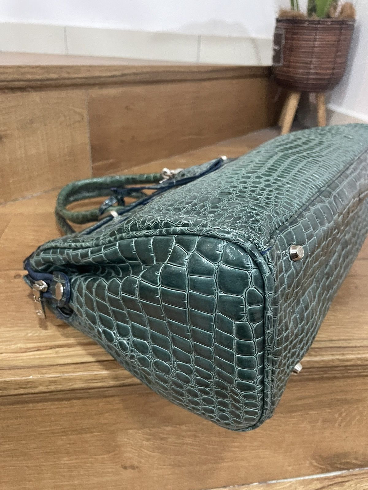 Hardy Amies Authentic HARDY AMIES Birkin crocodile leather bag Size ONE SIZE - 7 Thumbnail