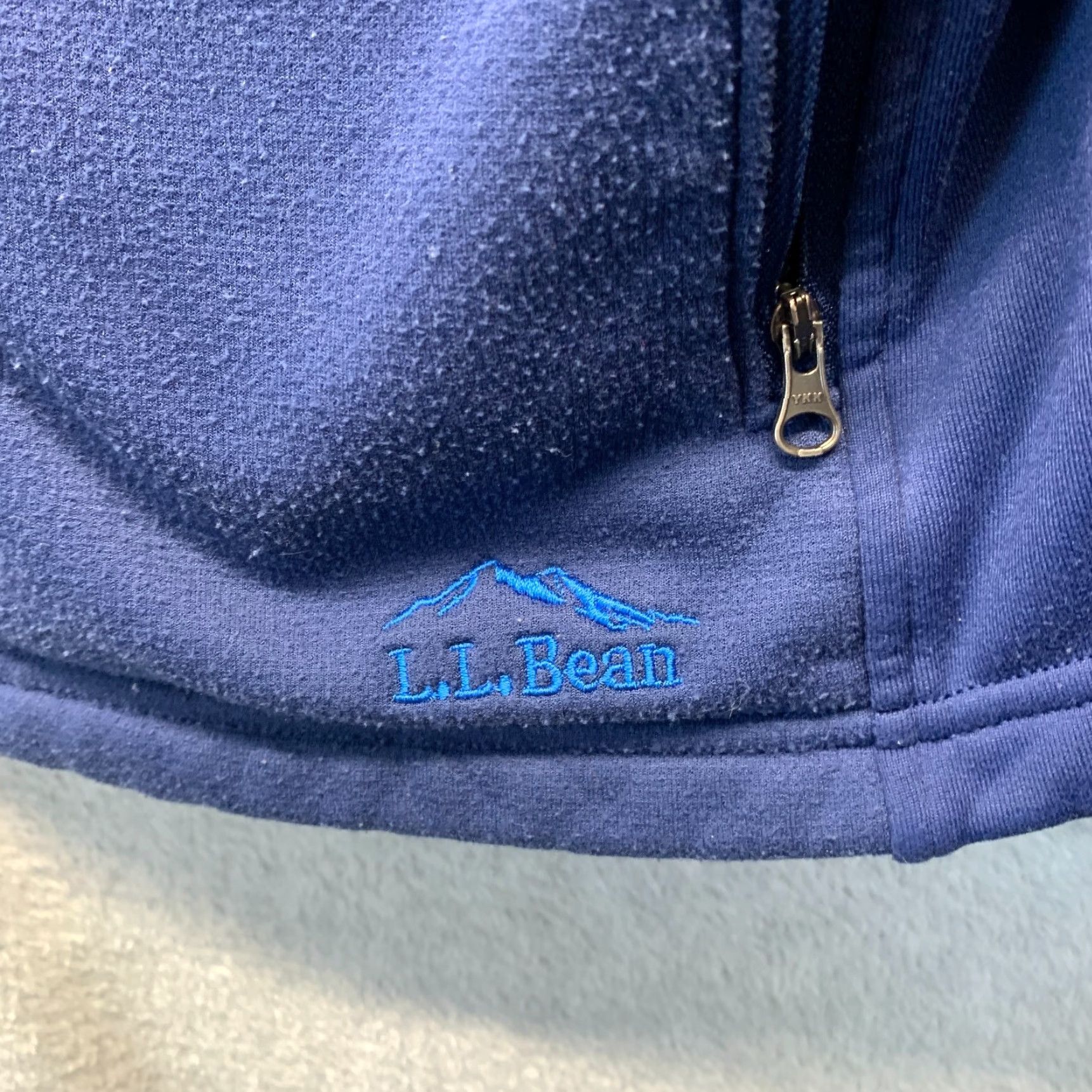 Vintage LL Bean Sweatshirt Adult Large Blue Fleece Winter Full Zip Mens Regular Size L Size US L / EU 52-54 / 3 - 7 Thumbnail
