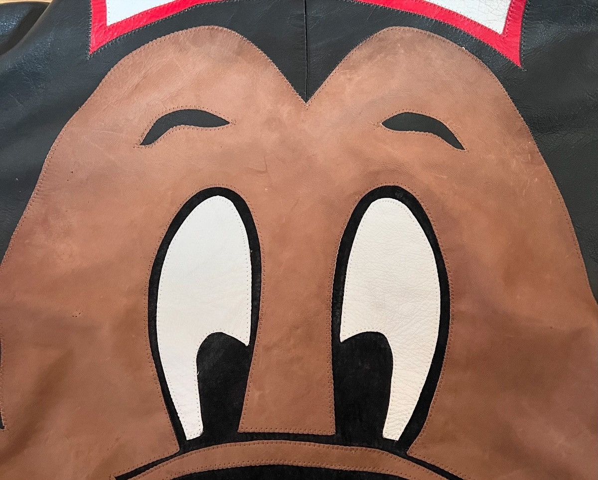 Disney × Mickey Mouse Vintage Mickey Mouse Disney Leather Jacket 90s Size US L / EU 52-54 / 3 - 14 Thumbnail
