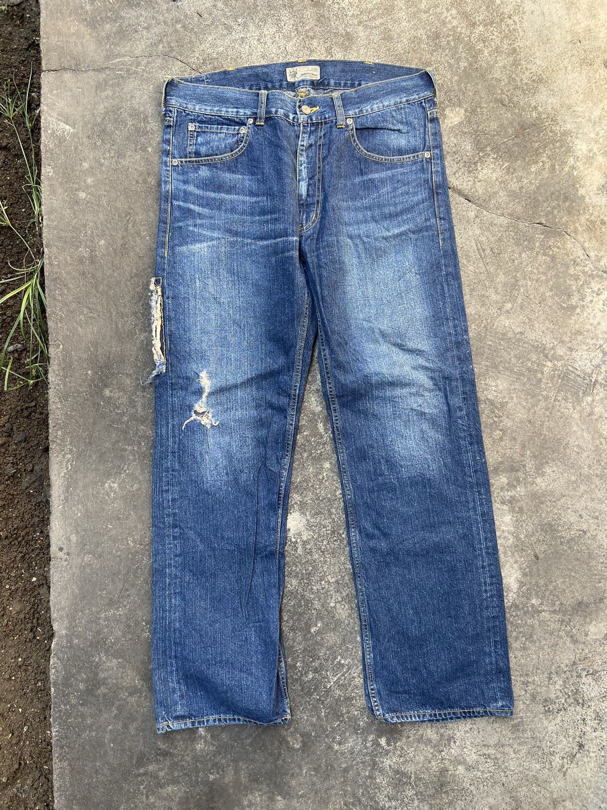 Japanese Brand Sideswipesymbolize by DBR Carpenter pants jeans Size US 35 - 4 Thumbnail