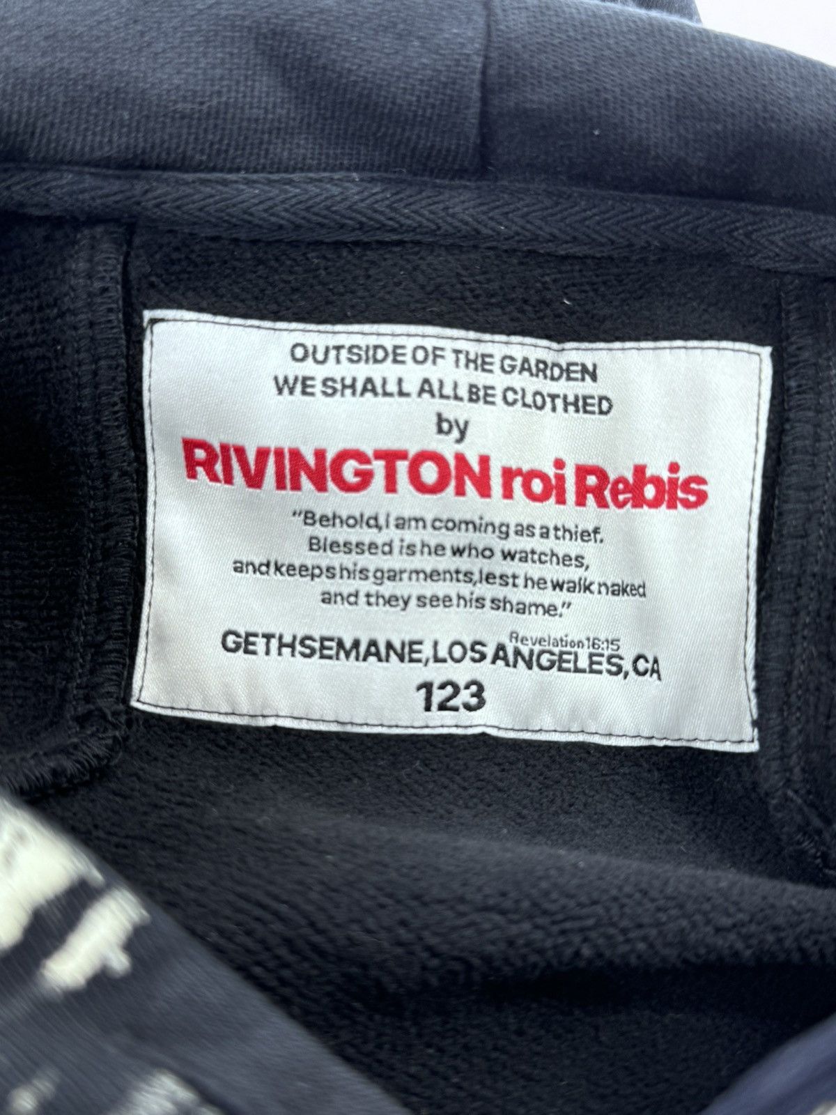 RRR-123 BAPTISM OVERSIZED HOODIE Size US XL / EU 56 / 4 - 3 Thumbnail