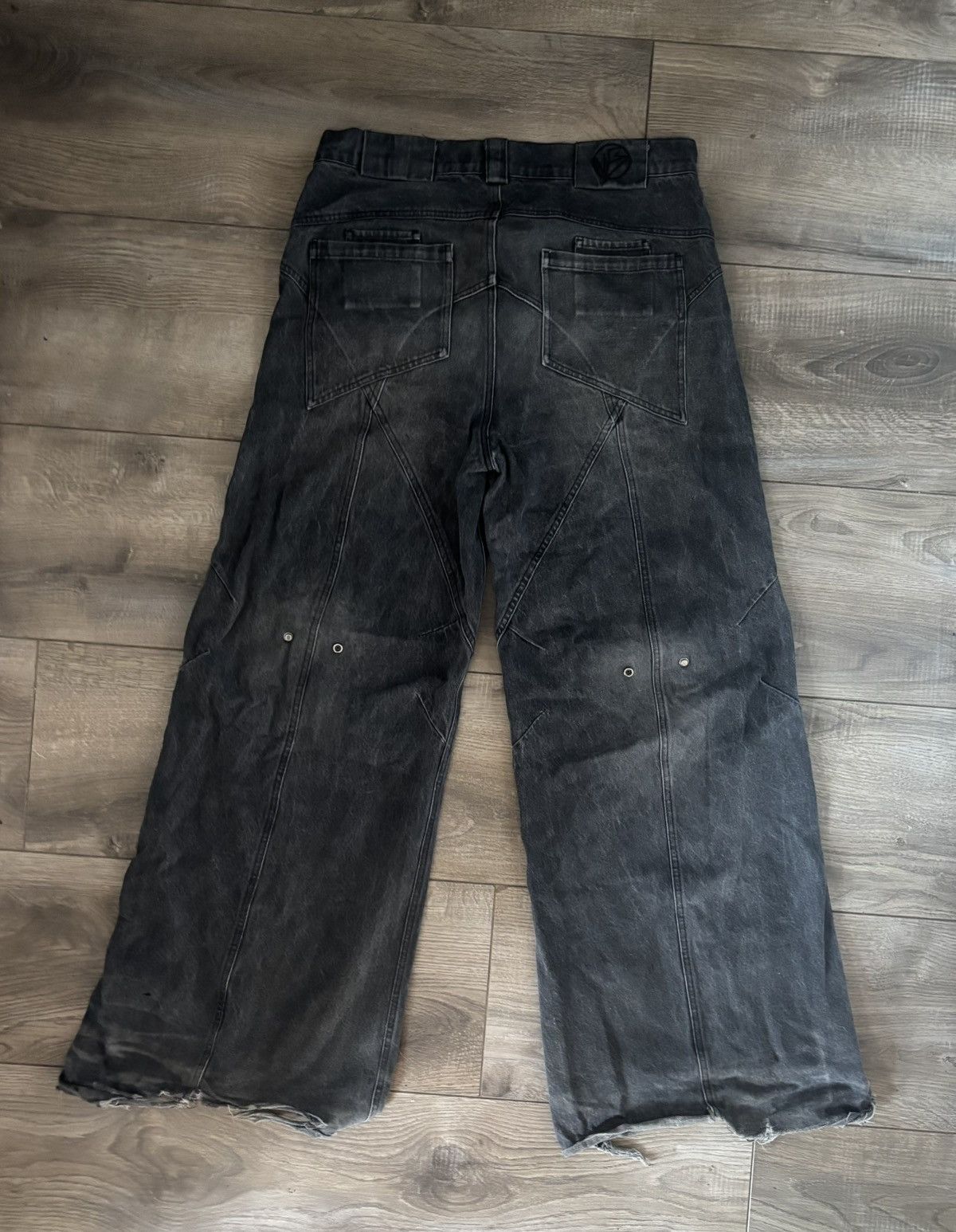 No Faith Studios Sun Faded Dune Baggy Denim - No Faith Studios Pants Size US 36 / EU 52 - 2 Thumbnail