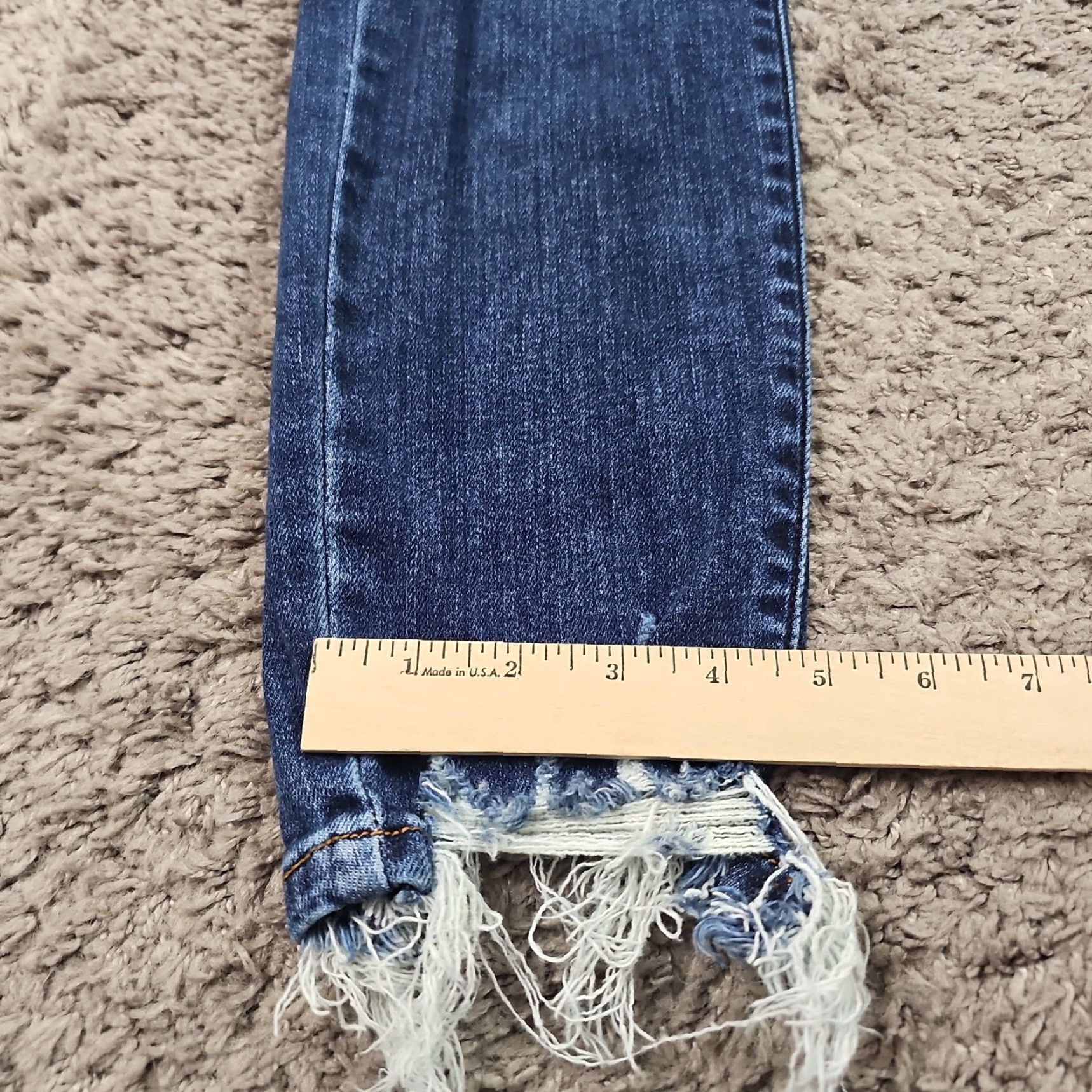 Denime Judy Blue Jeans Womens Skinny Distressed Stretch Denim Relaxed Fit 22x29 Blue Jeans Adult Regular 3 - 20? Size 26" / US 2 / IT 38 - 7 Thumbnail