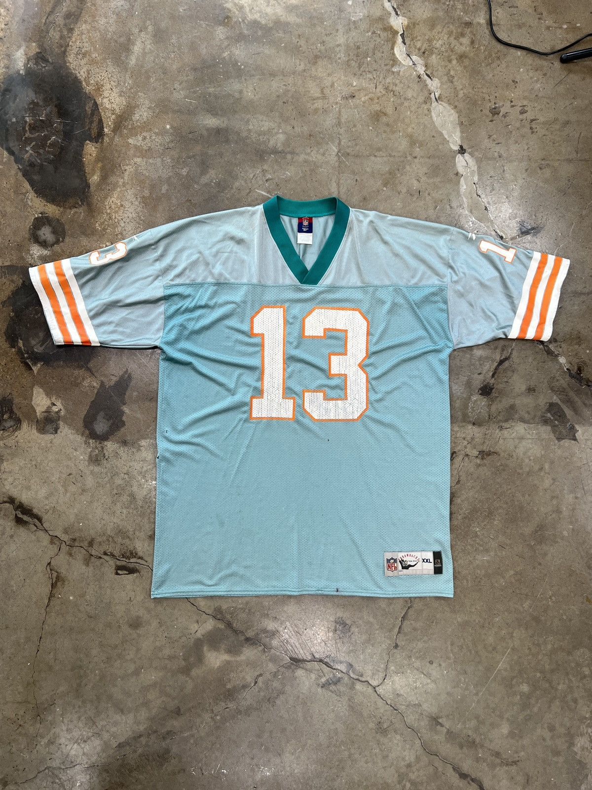 Starter Vintage 90s Starter NFL Reebok Dan Marino Dolphins Jersey 2XL Size US XXL / EU 58 / 5 - 5 Thumbnail