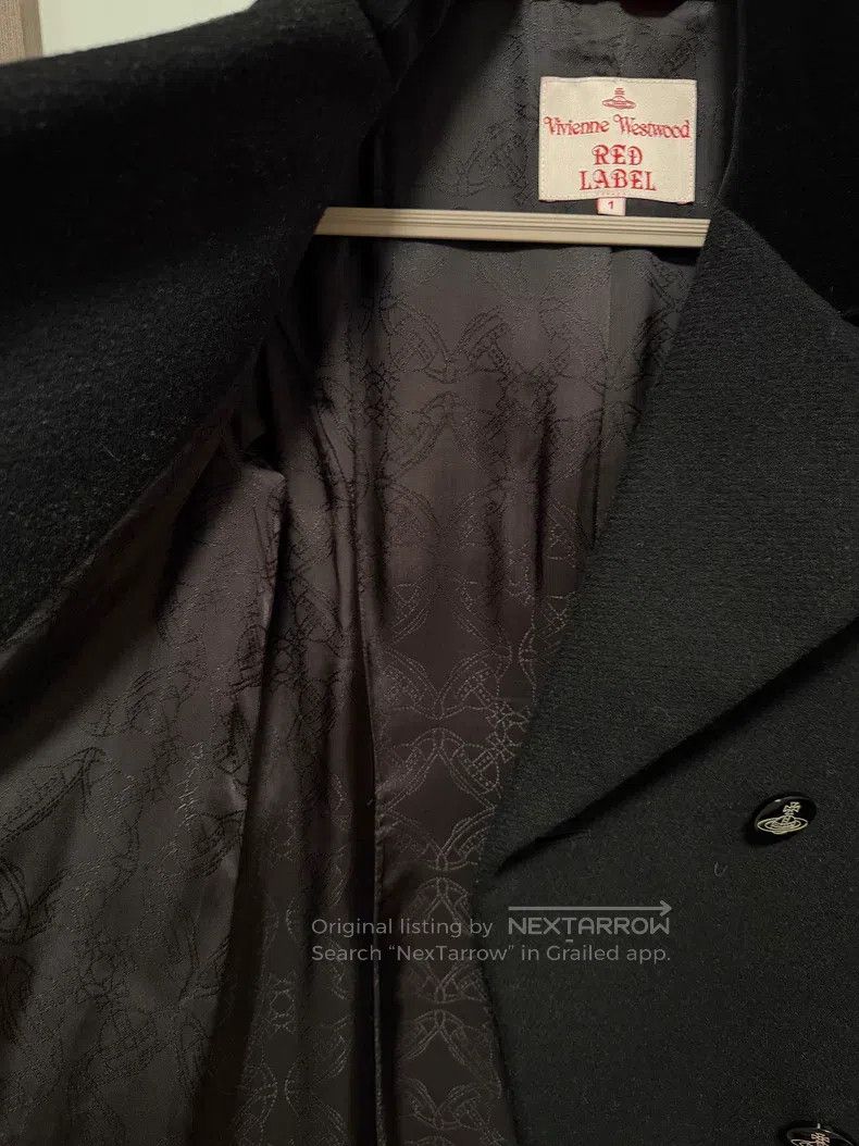Vivienne Westwood Vivienne Westwood Heart Pattern Wool and Velvet Blazer Size S / US 4 / IT 40 - 3 Thumbnail