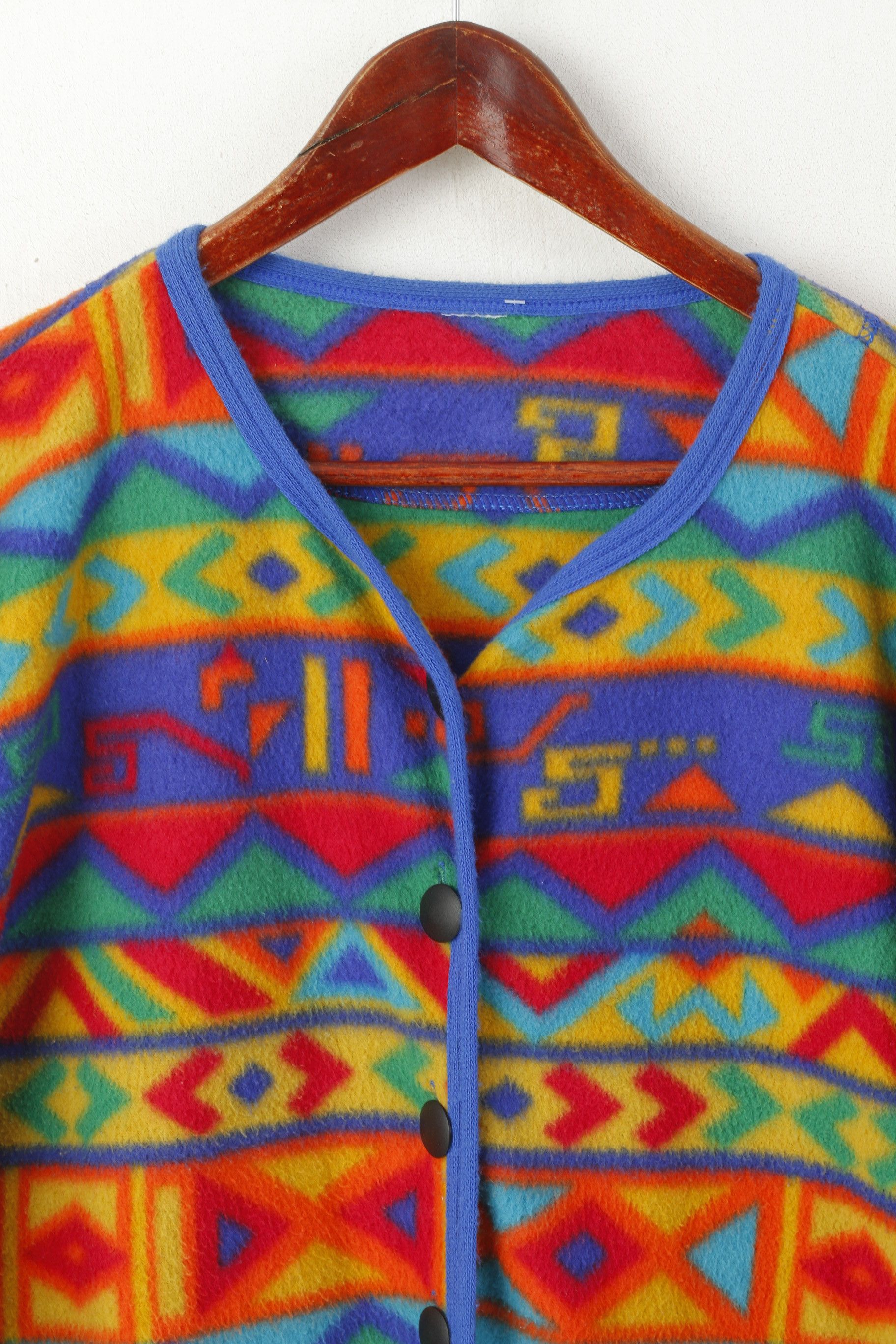 Vintage Vintage Women XL Fleece Top Oversize 6587 Size XL / US 12-14 / IT 48-50 - 3 Thumbnail